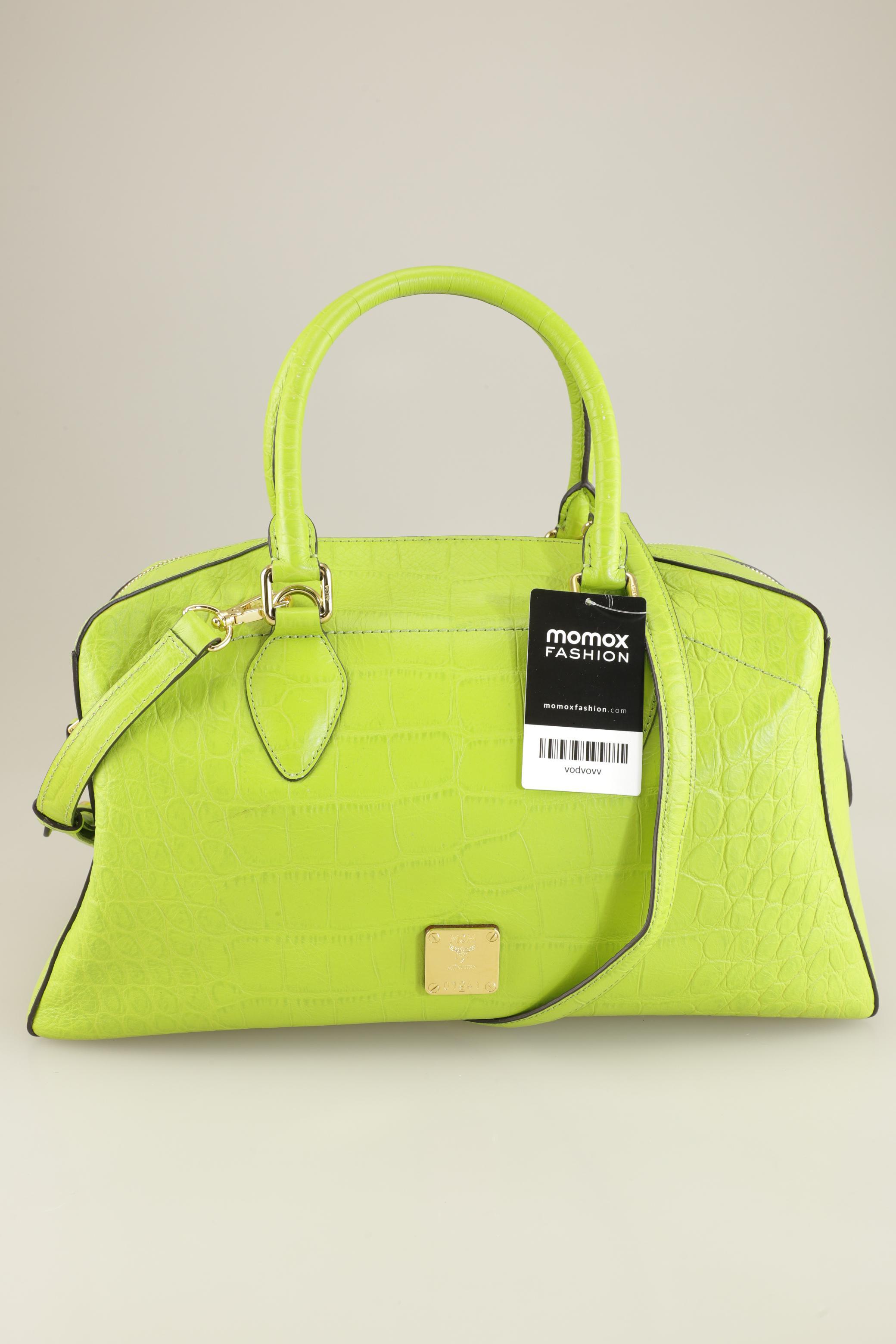 

MCM Damen Handtasche, hellgrün, Gr.
