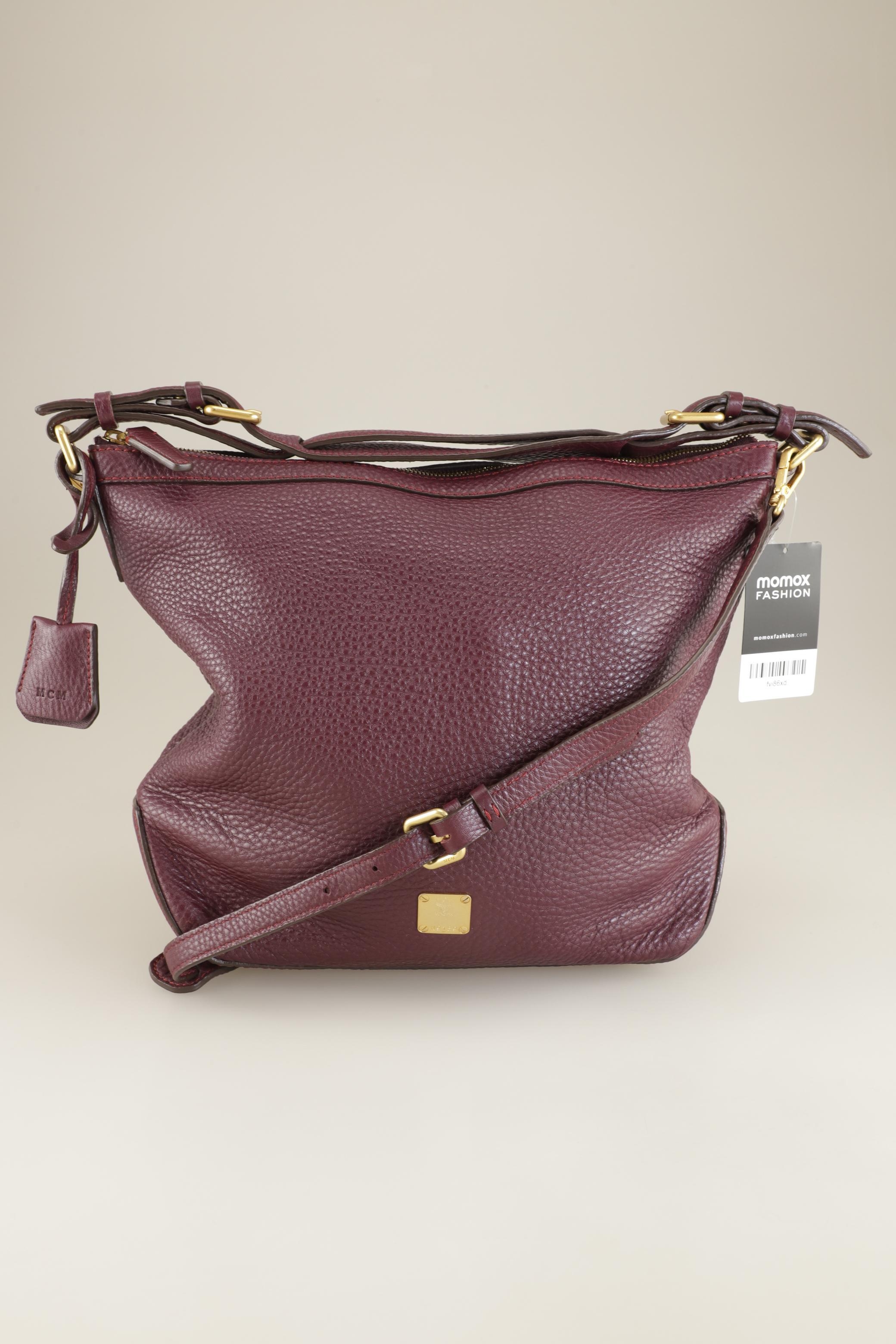 

MCM Damen Handtasche, bordeaux, Gr.