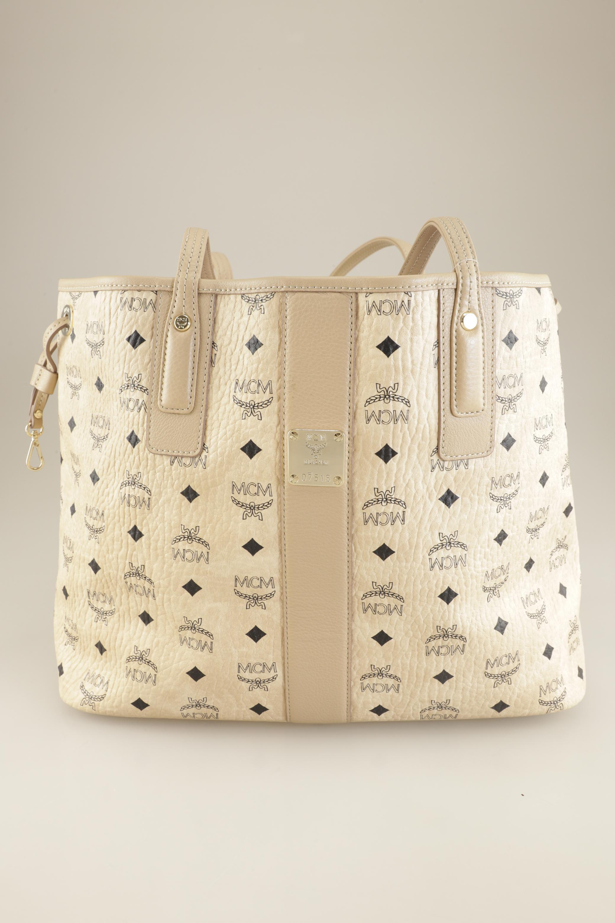 

MCM Damen Handtasche, beige, Gr.