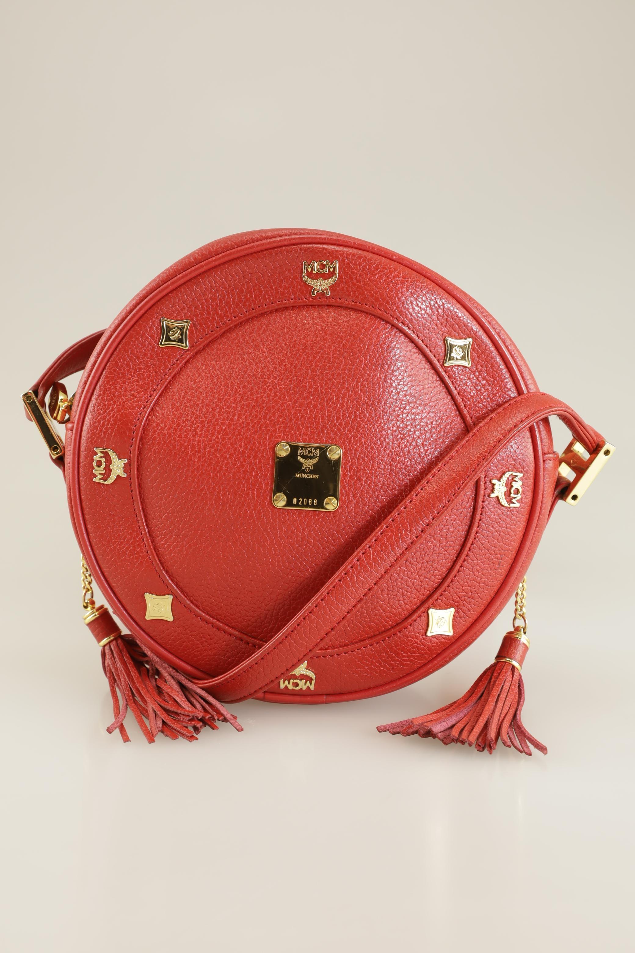 

MCM Damen Handtasche, rot, Gr.