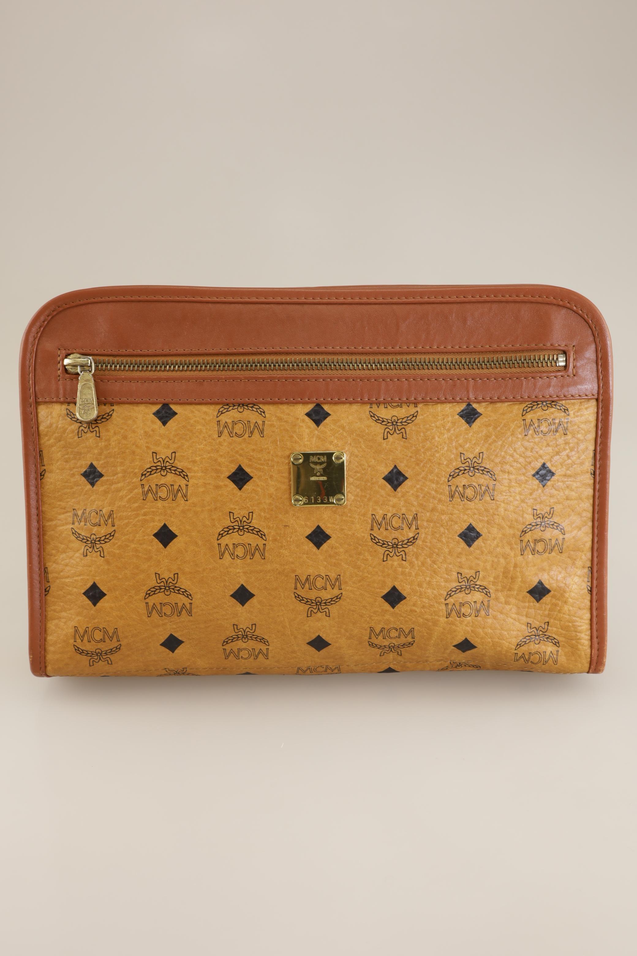 

MCM Damen Handtasche, orange, Gr.