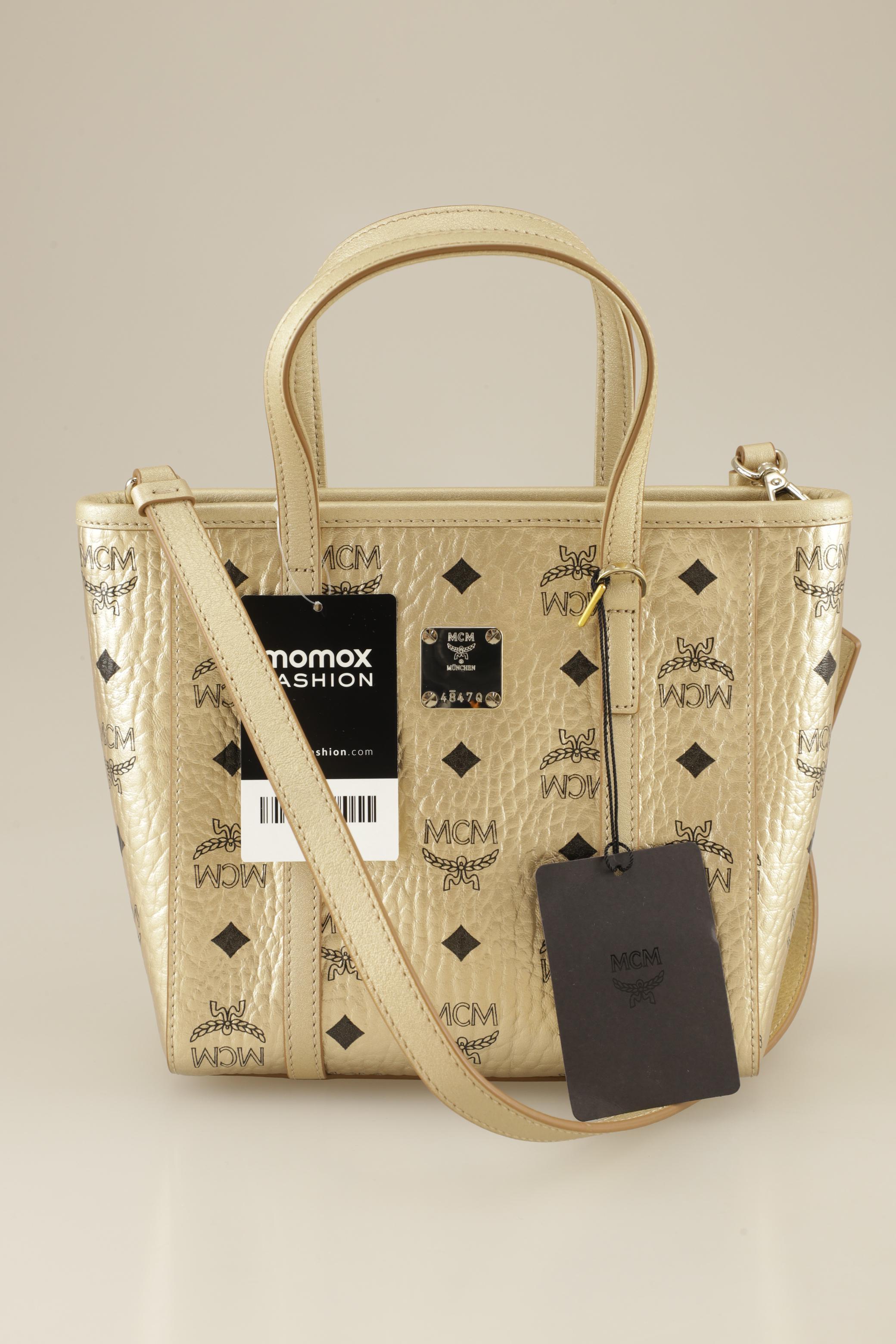 

MCM Damen Handtasche, gold, Gr.
