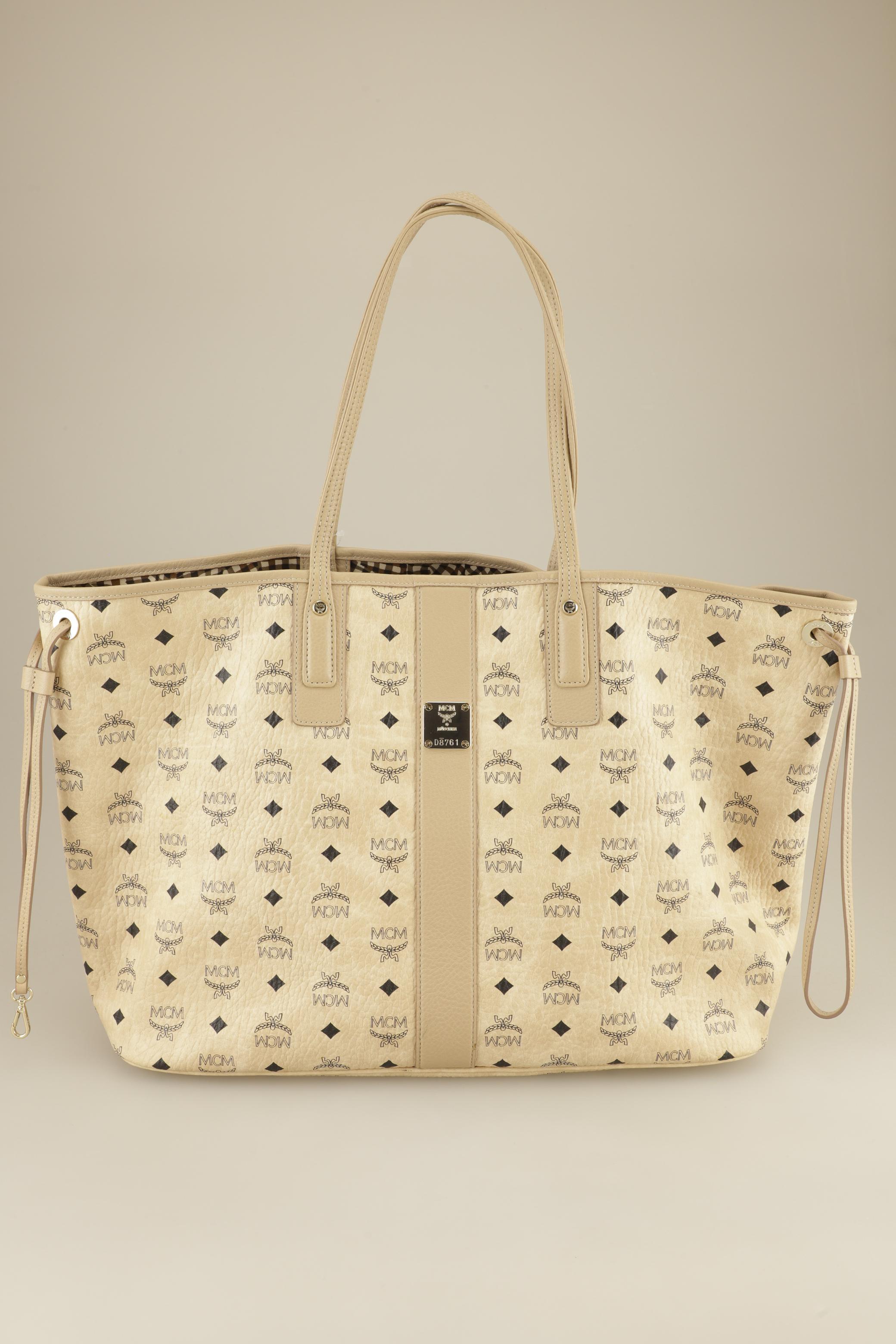 

MCM Damen Handtasche, beige, Gr.