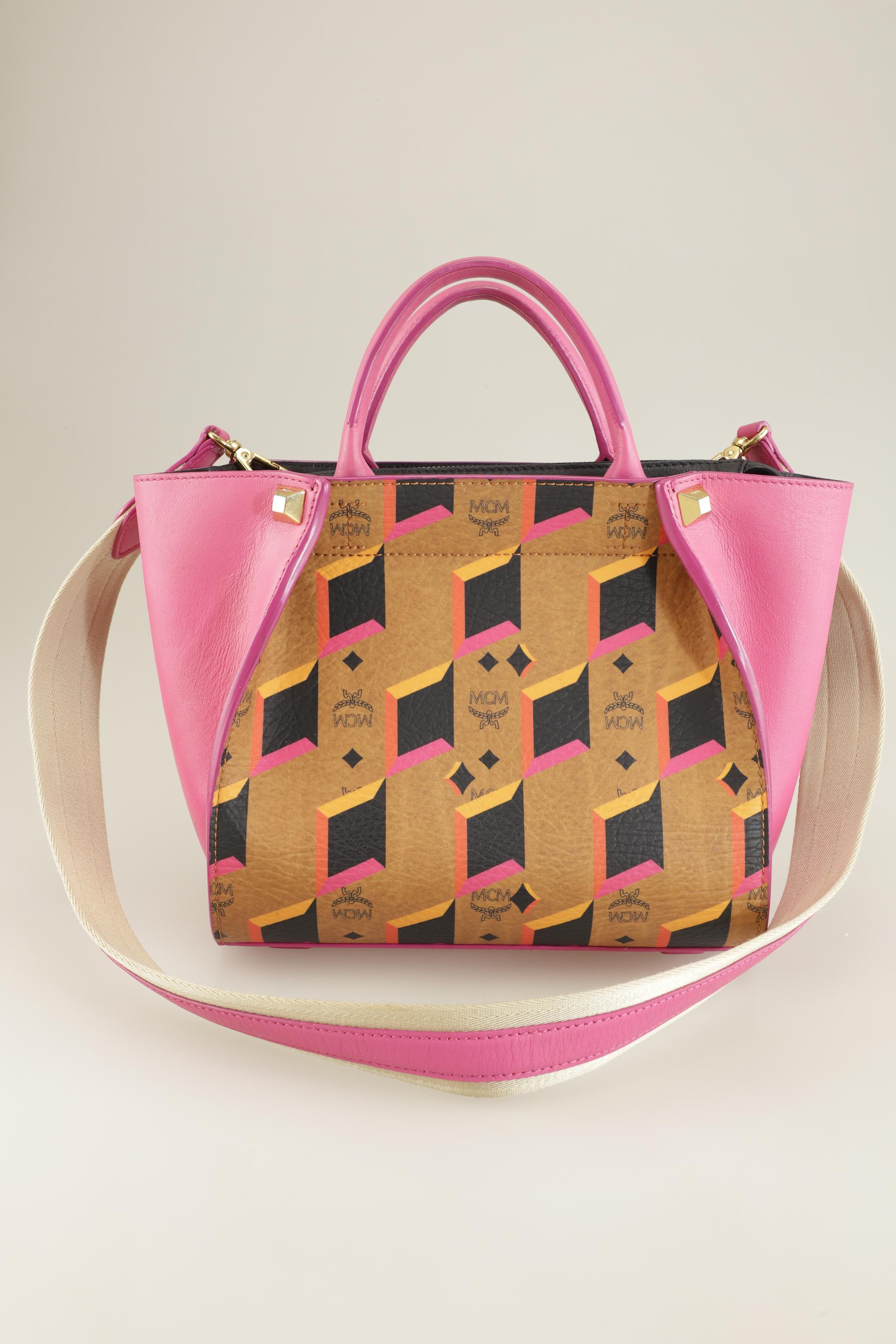 

MCM Damen Handtasche, pink, Gr.