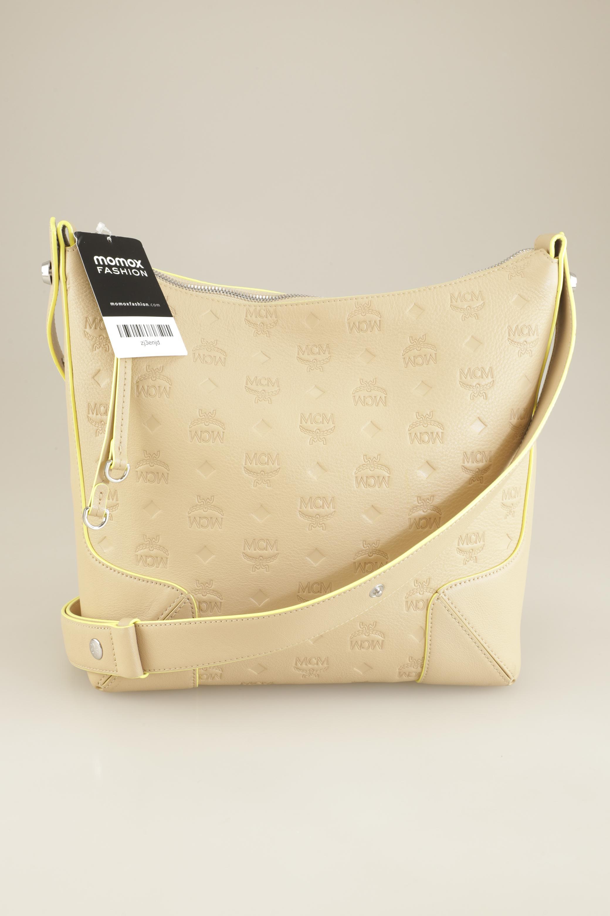 

MCM Damen Handtasche, beige, Gr.