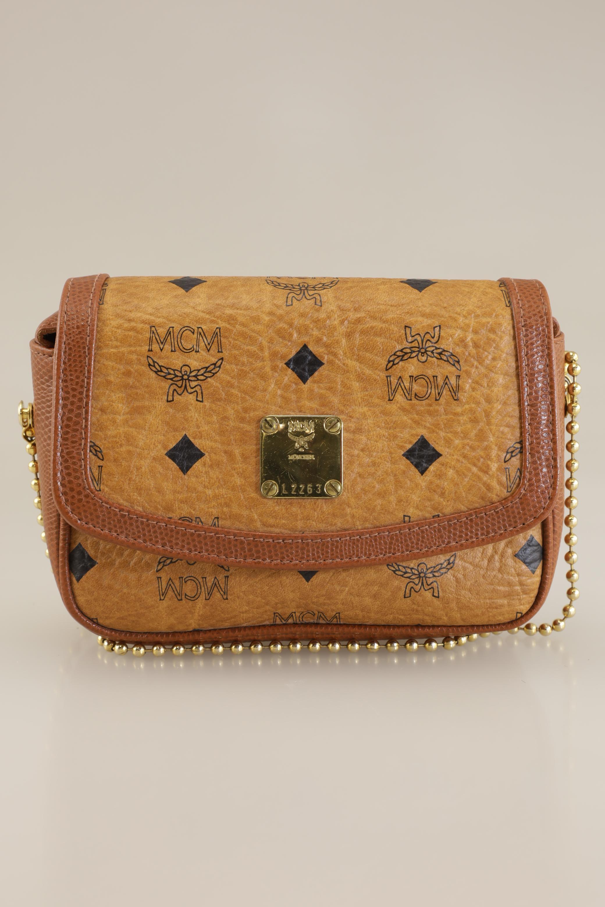 

MCM Damen Handtasche, orange, Gr.