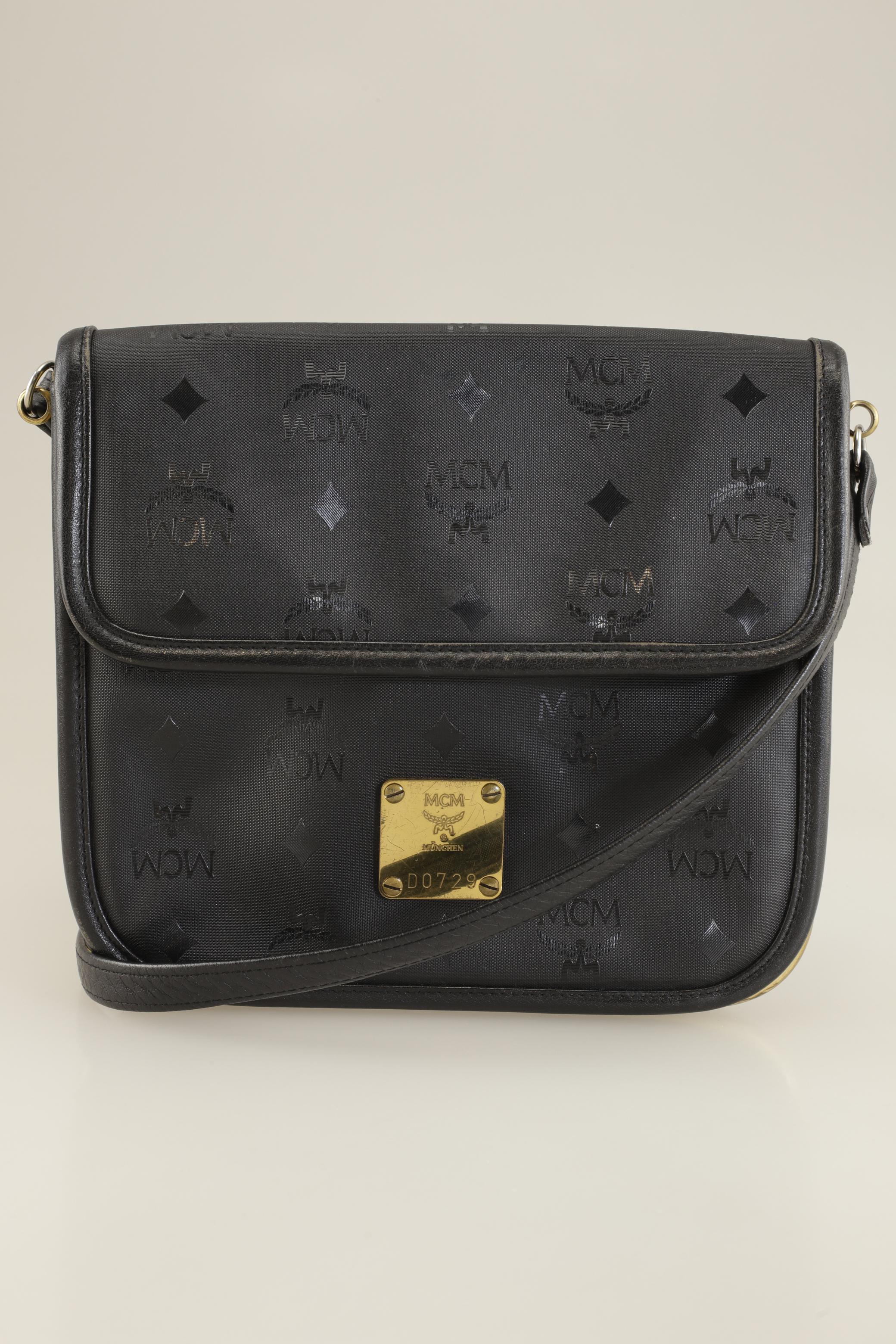 

MCM Damen Handtasche, schwarz, Gr.
