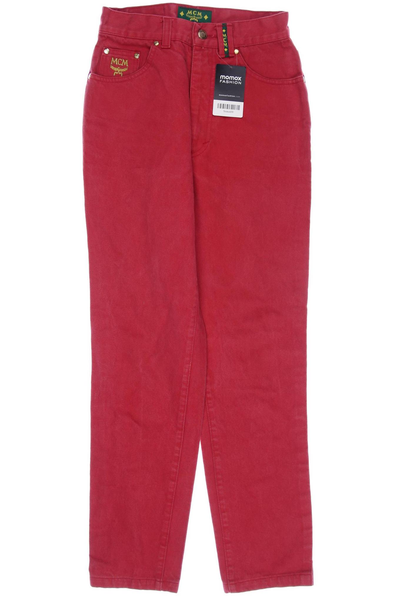

MCM Damen Jeans, rot, Gr. 25