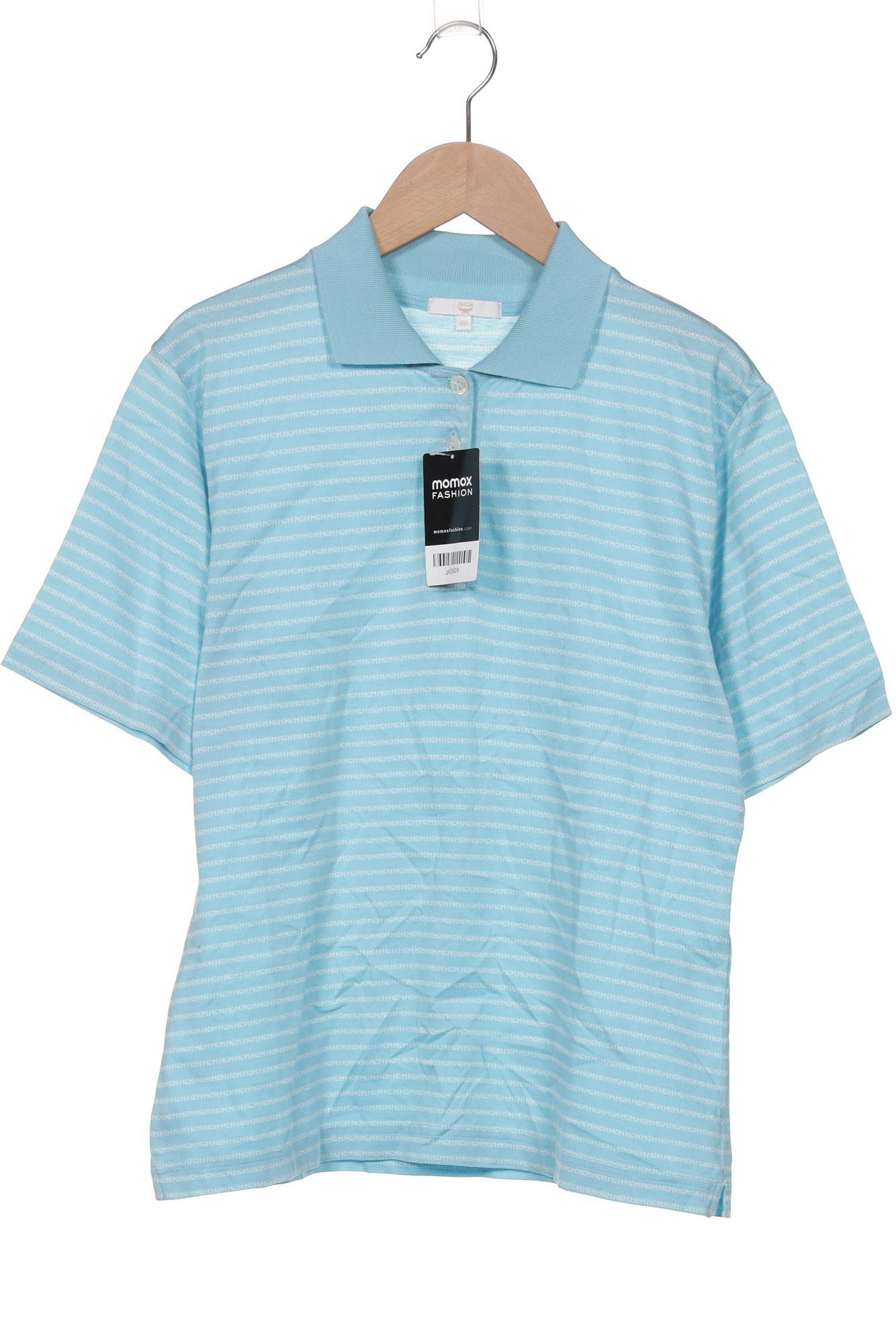 

MCM Damen Poloshirt, blau, Gr. 40