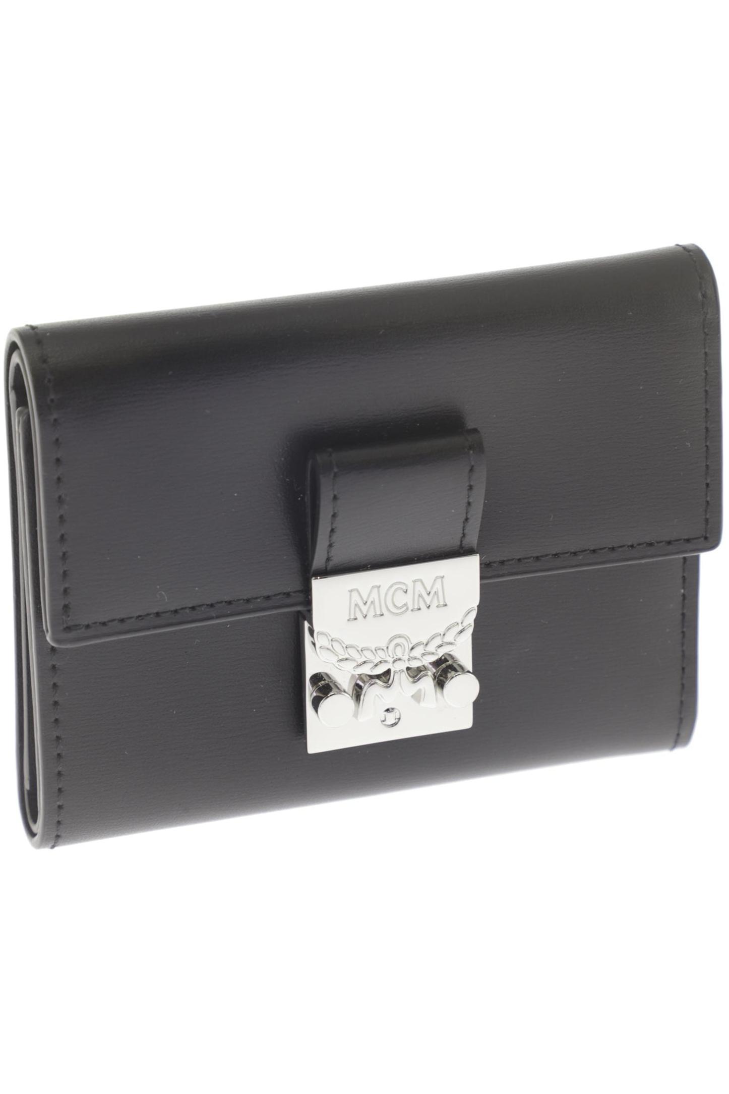 

MCM Damen Portemonnaie, schwarz, Gr.