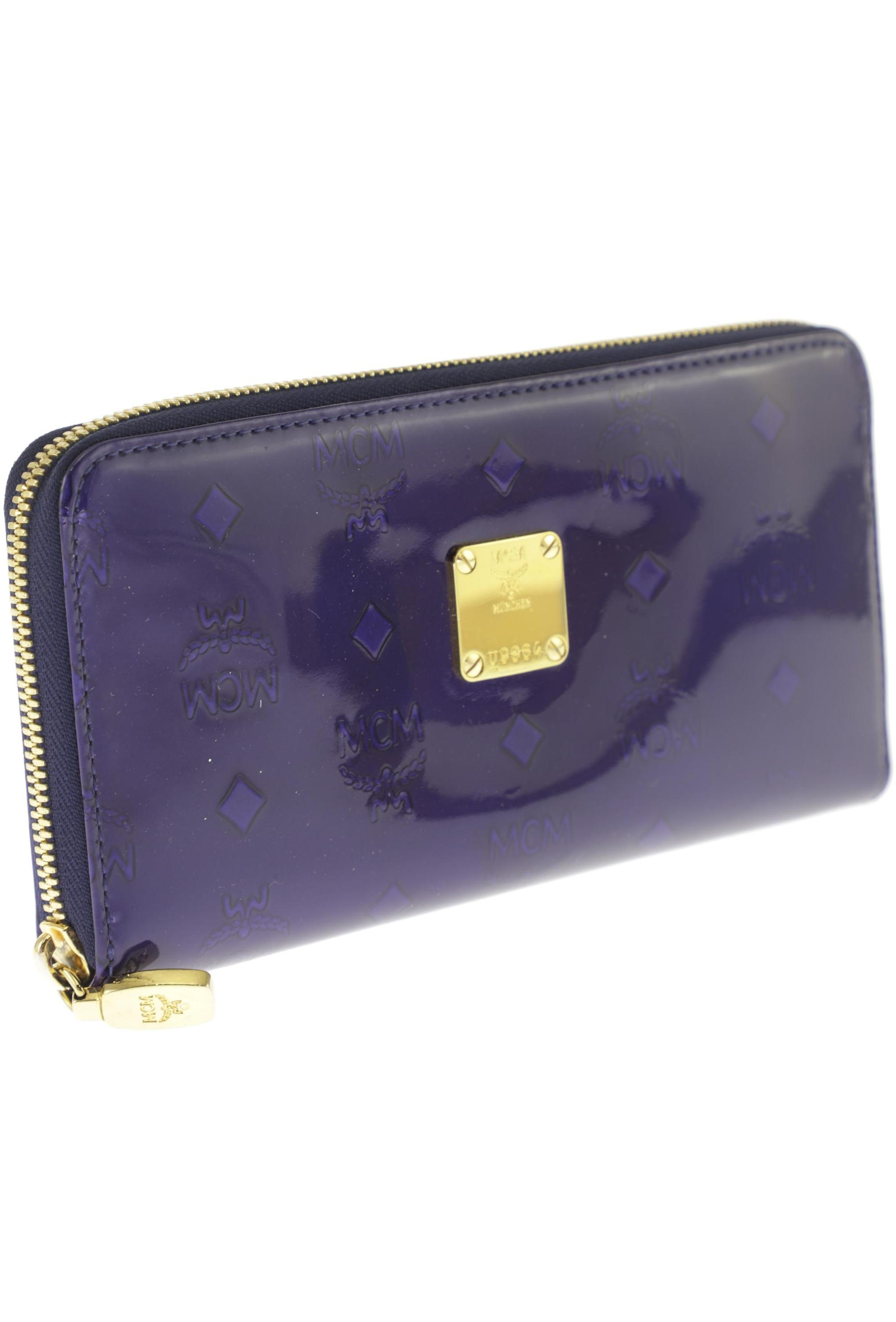 

MCM Damen Portemonnaie, blau, Gr.