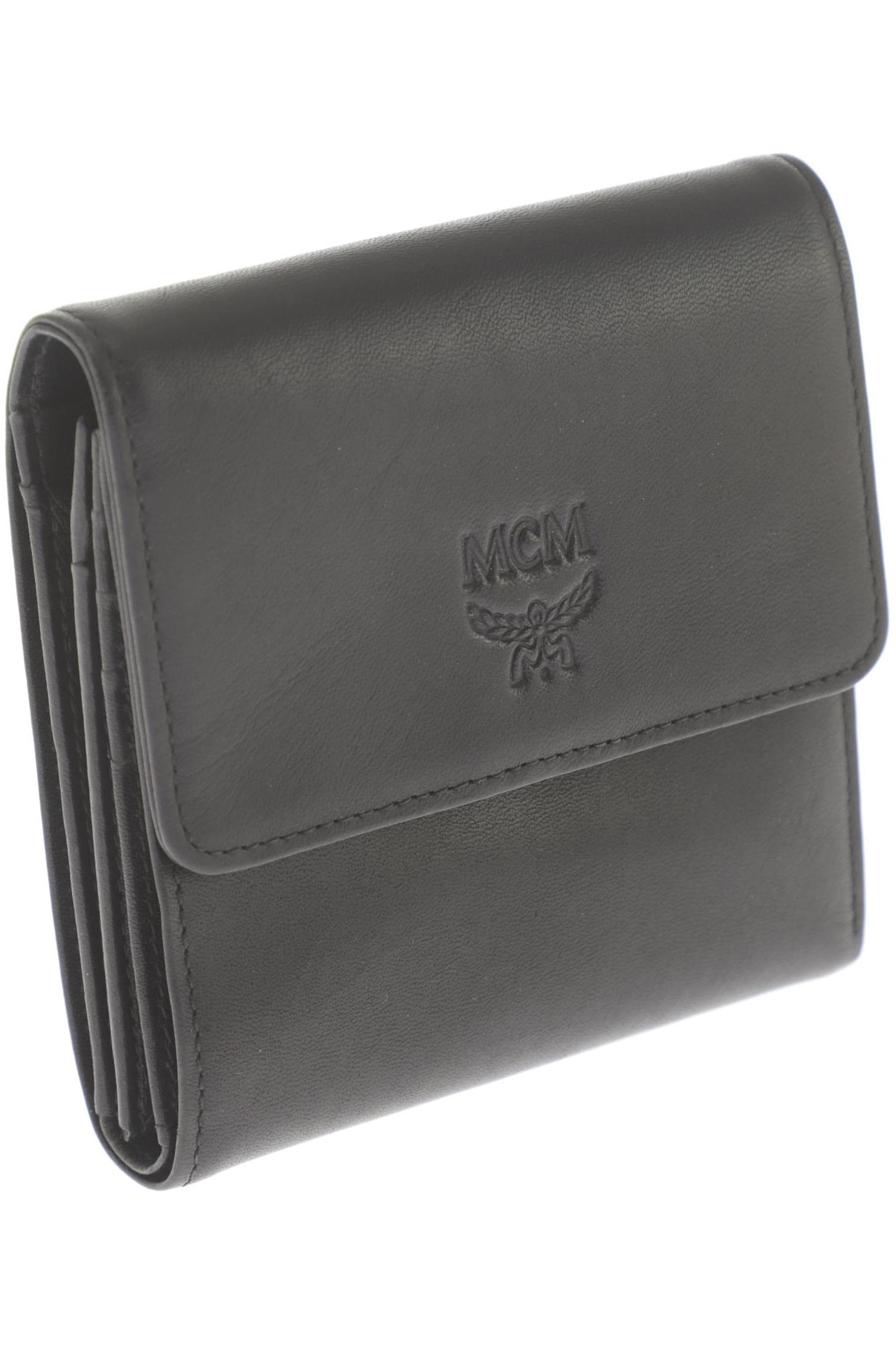 

MCM Damen Portemonnaie, schwarz, Gr.