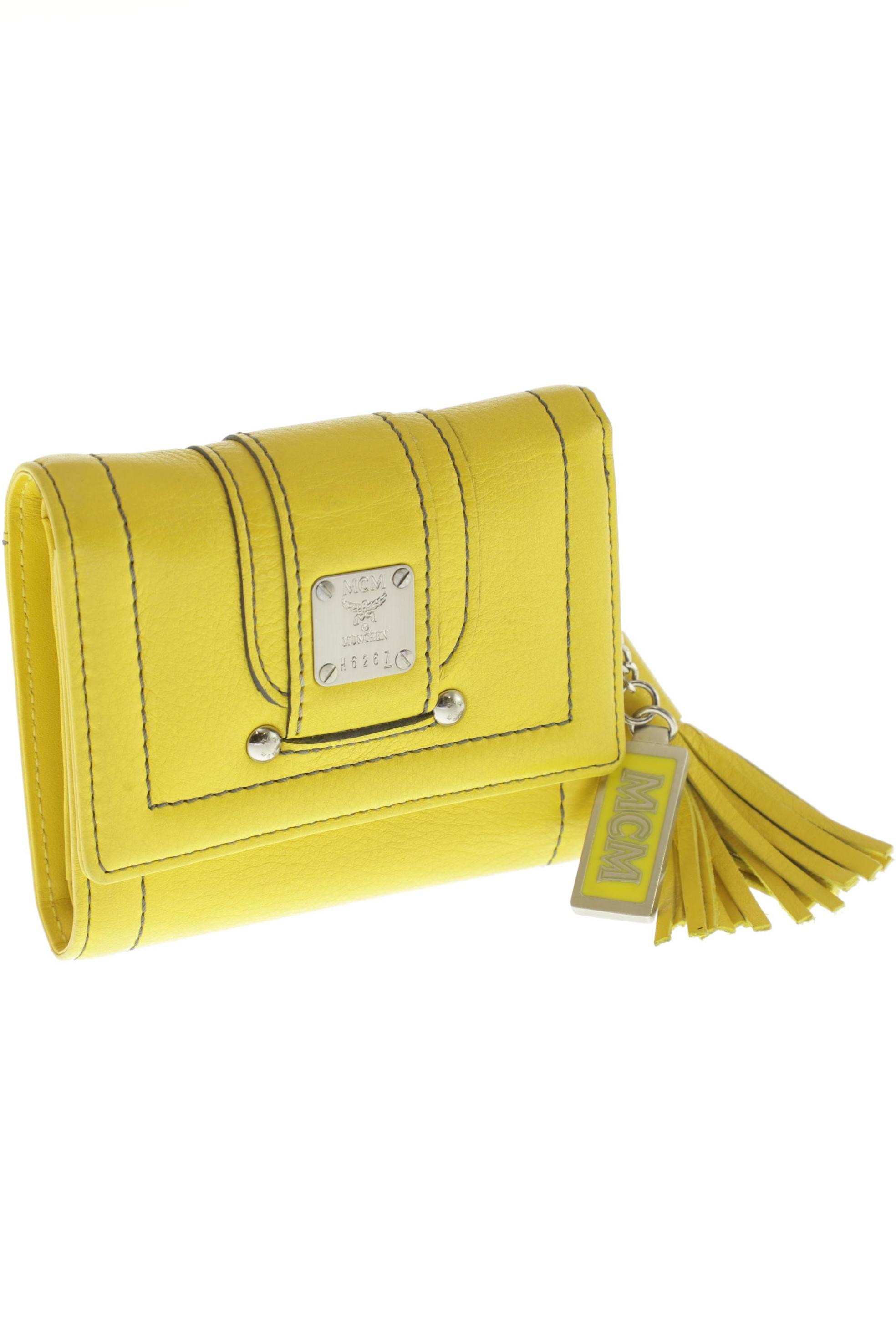 

MCM Damen Portemonnaie, gelb