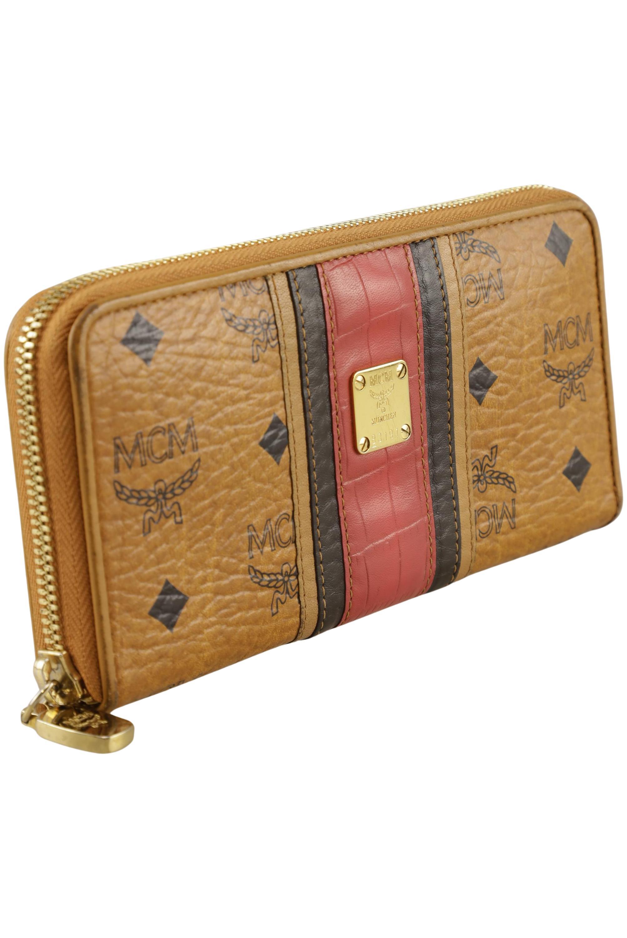 

MCM Damen Portemonnaie, braun, Gr.