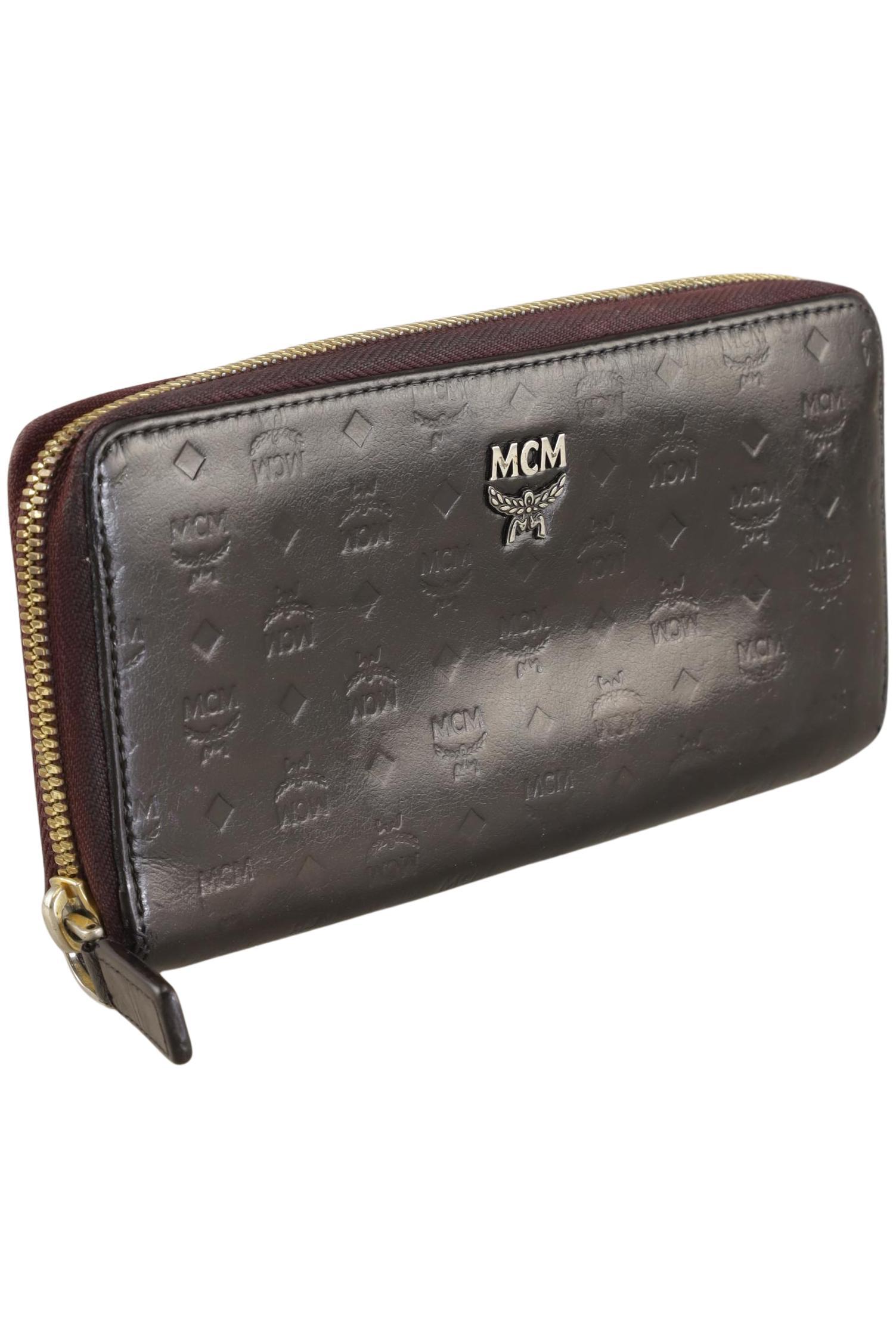 

MCM Damen Portemonnaie, schwarz, Gr.