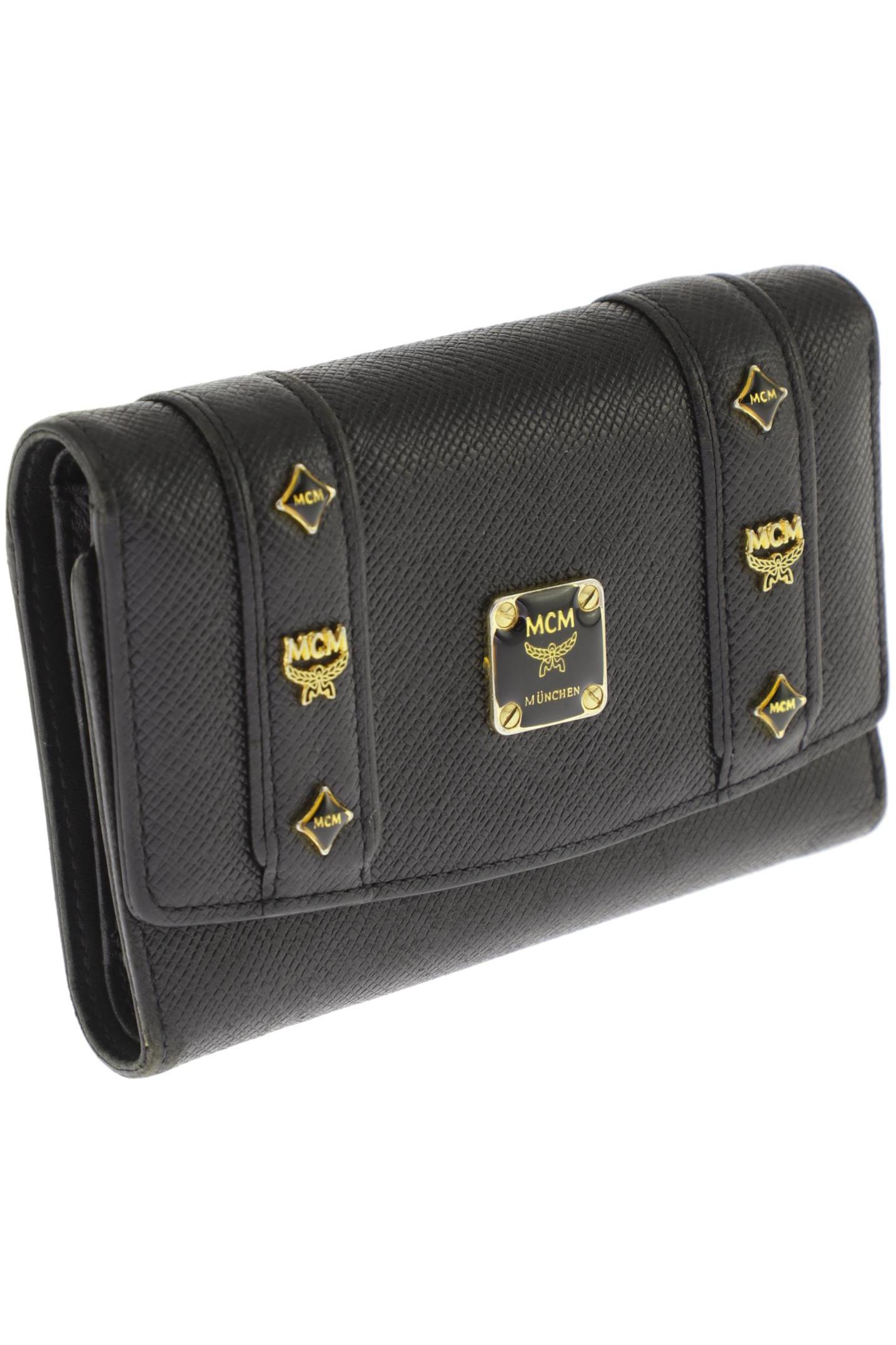 

MCM Damen Portemonnaie, schwarz, Gr.