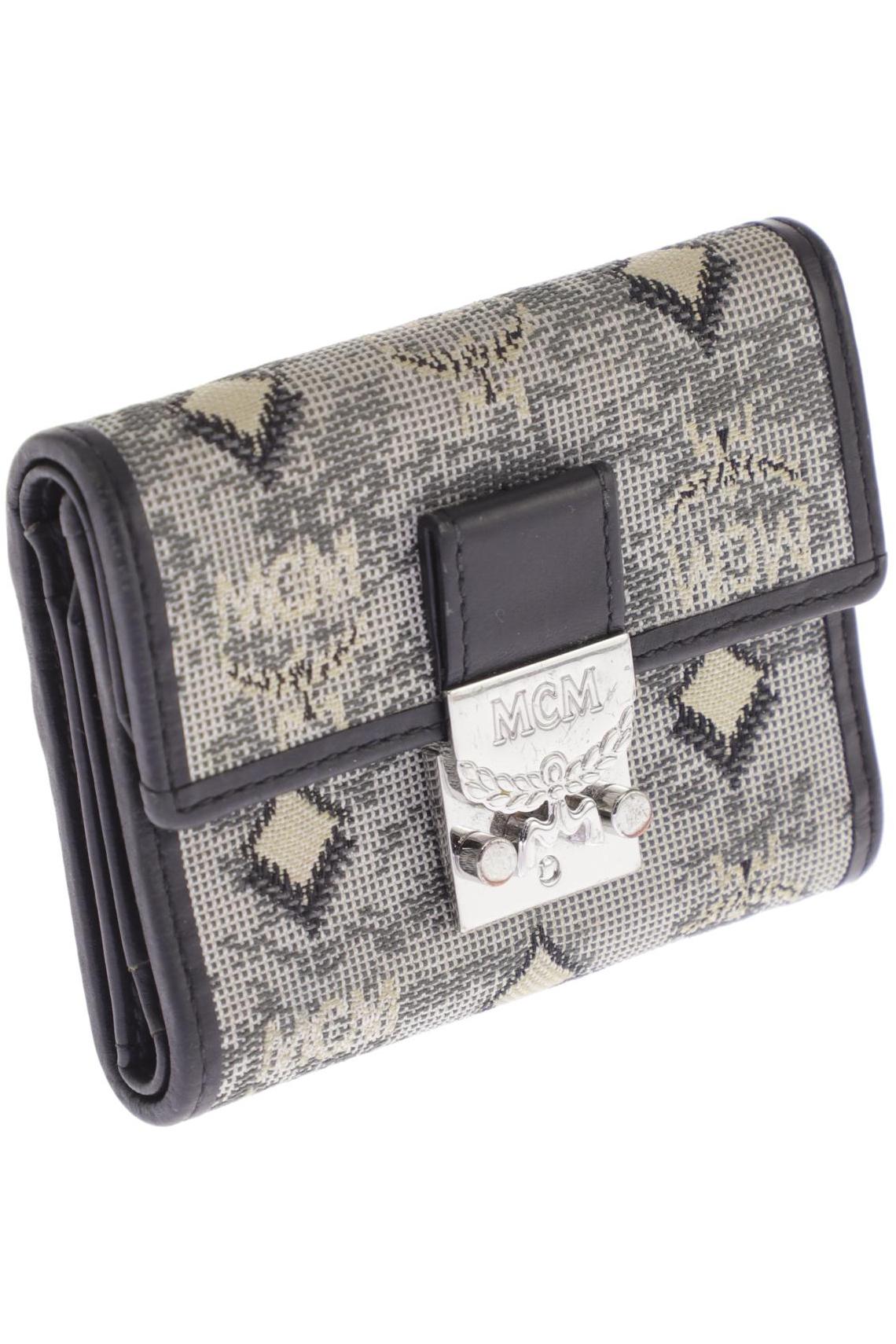 

MCM Damen Portemonnaie, grau, Gr.