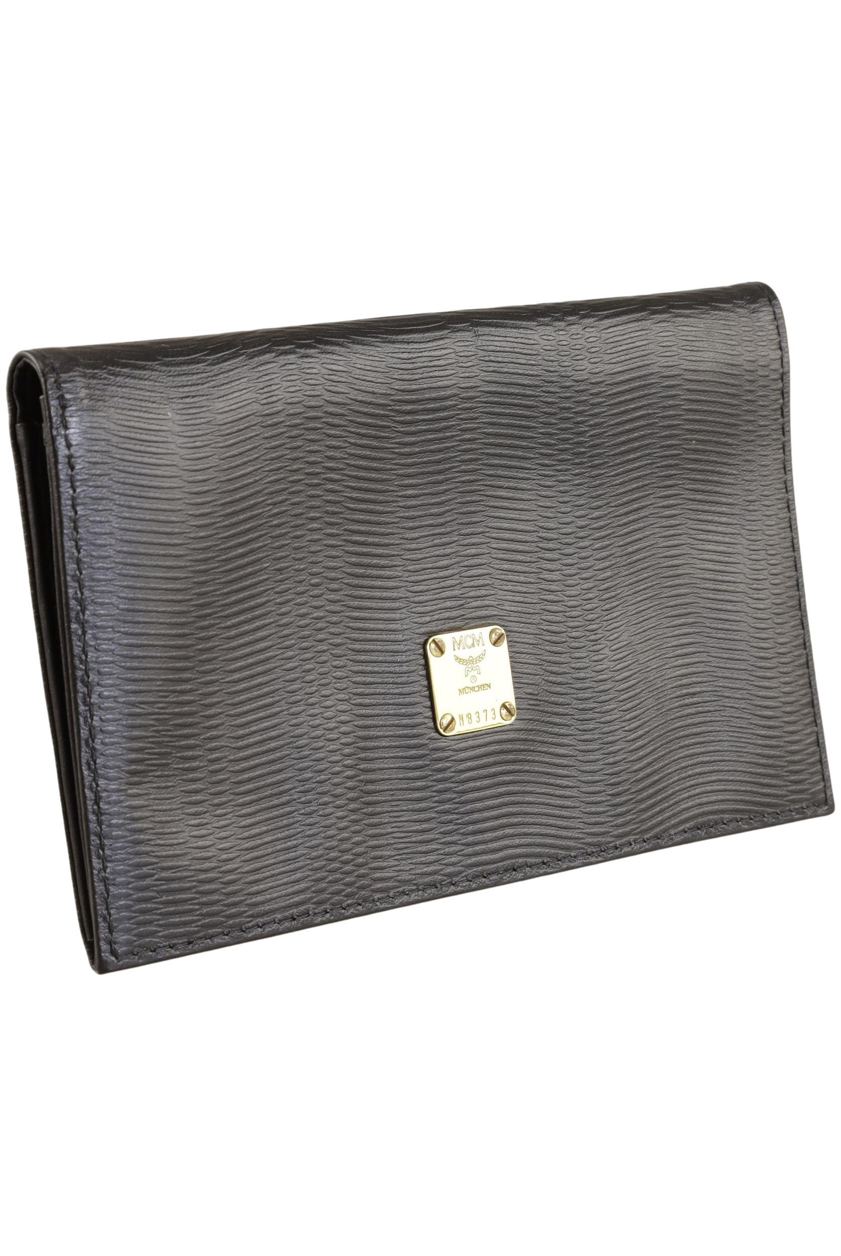

MCM Damen Portemonnaie, schwarz, Gr.