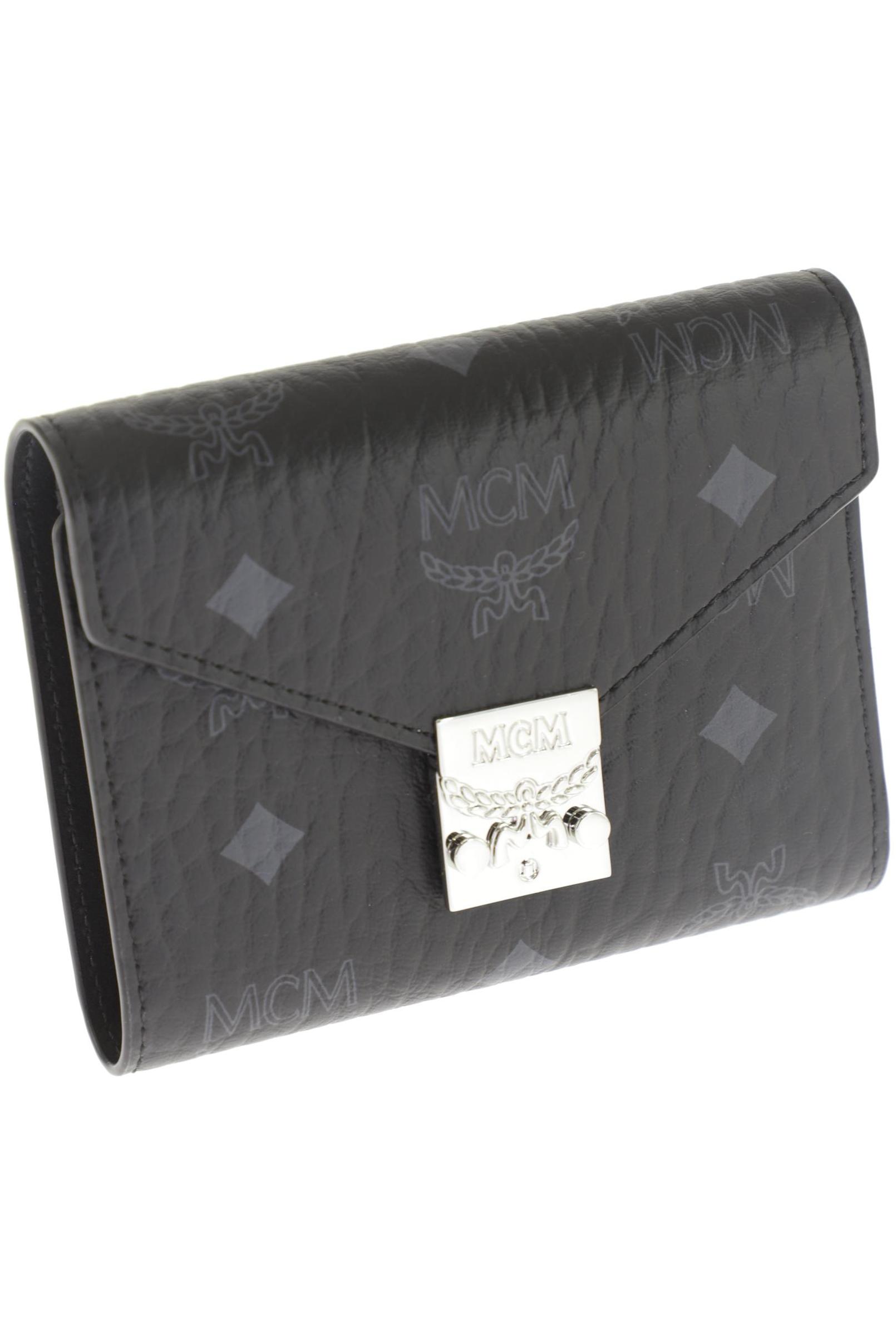 

MCM Damen Portemonnaie, schwarz, Gr.