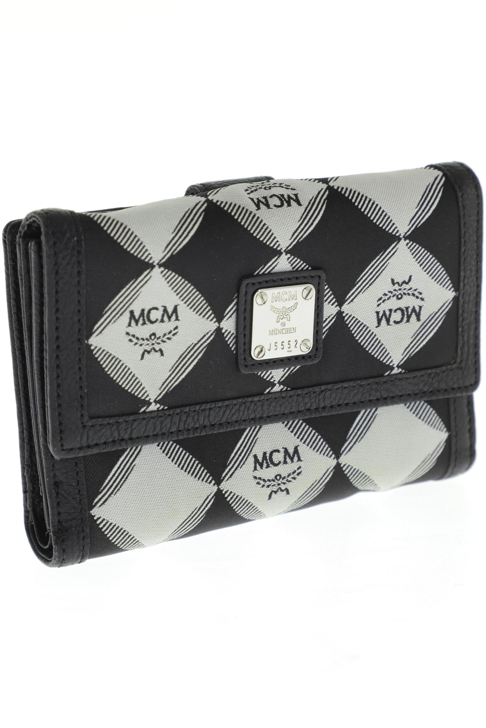 

MCM Damen Portemonnaie, schwarz, Gr.