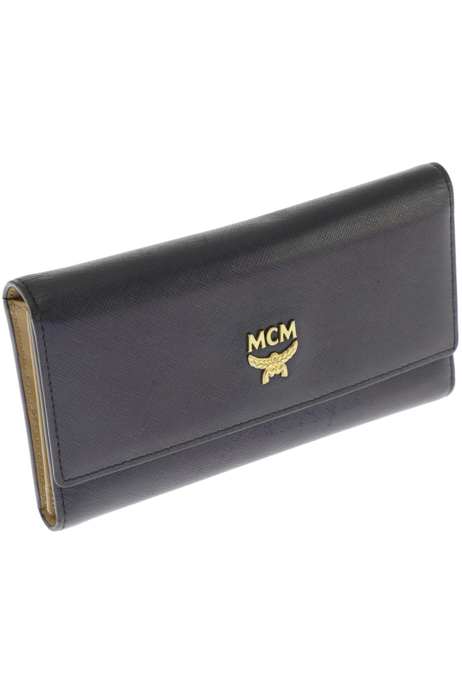 

MCM Damen Portemonnaie, marineblau, Gr.