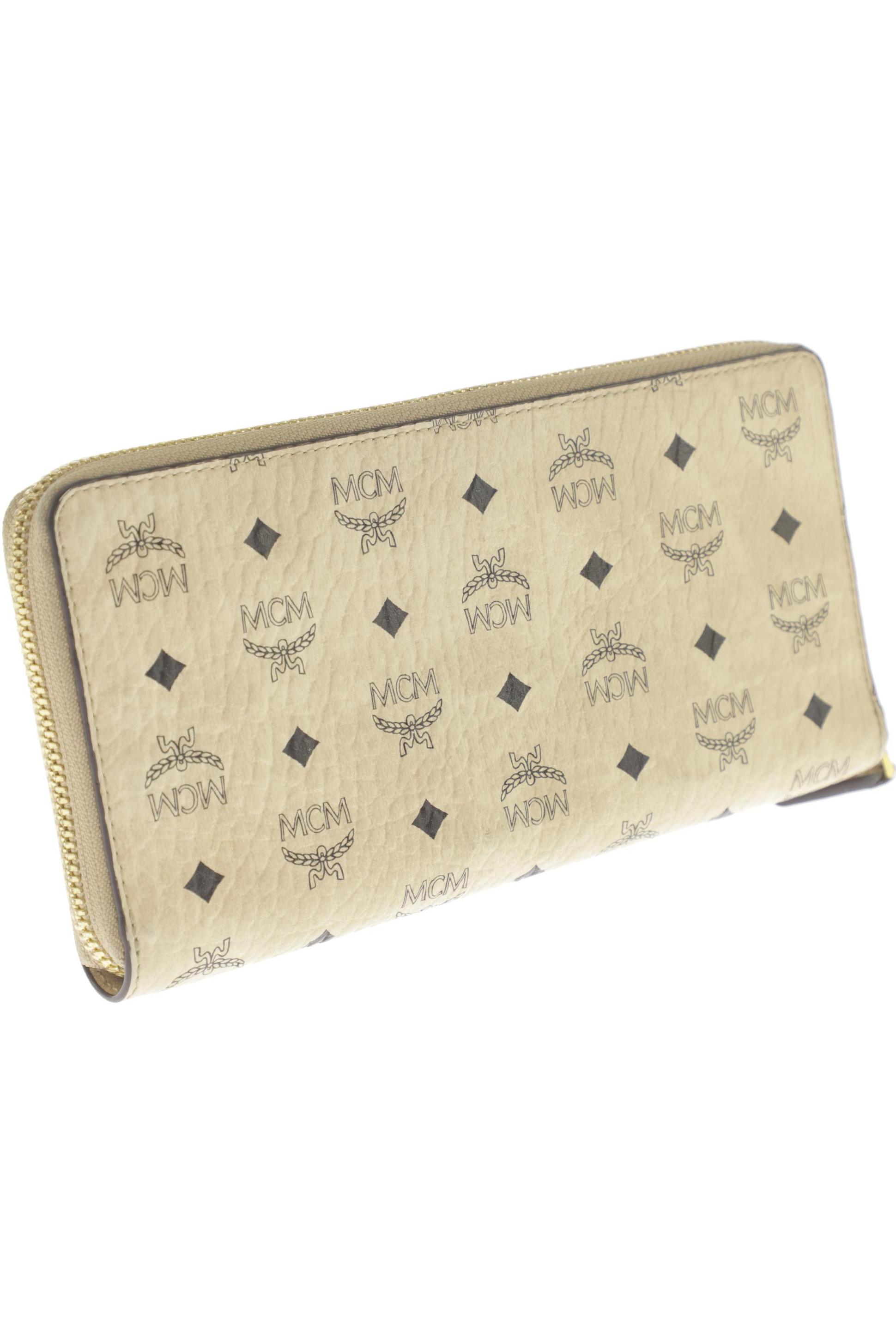 

MCM Damen Portemonnaie, beige, Gr.