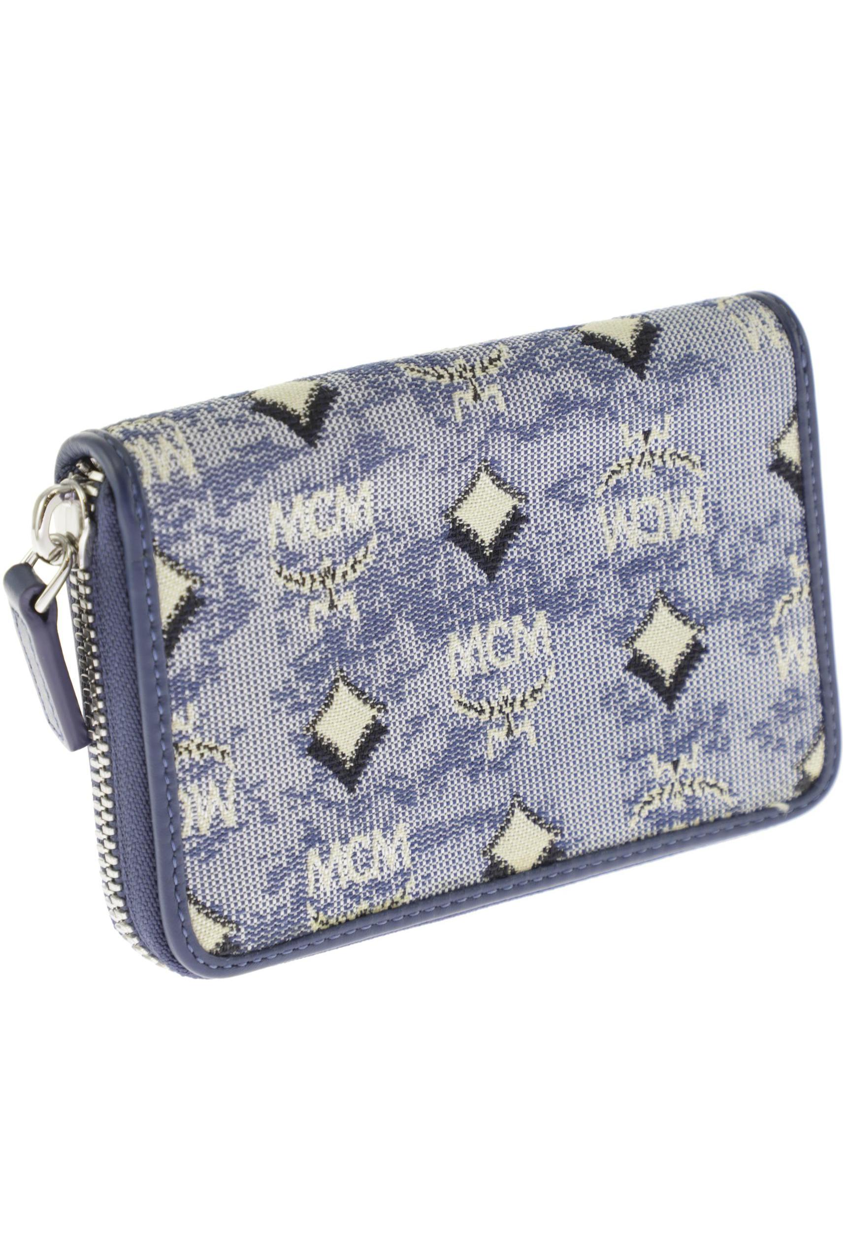 

MCM Damen Portemonnaie, hellblau, Gr.