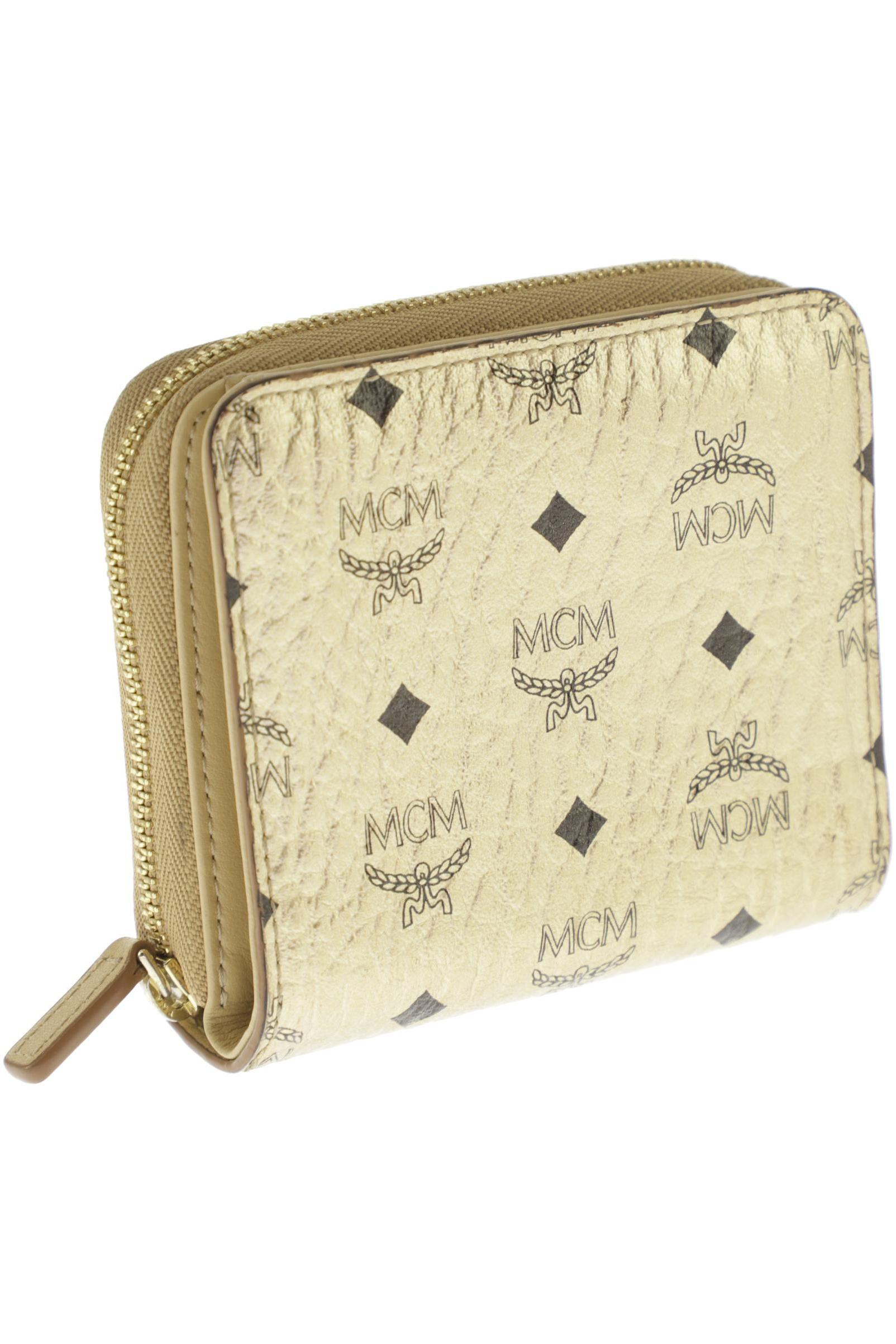 

MCM Damen Portemonnaie, beige, Gr.