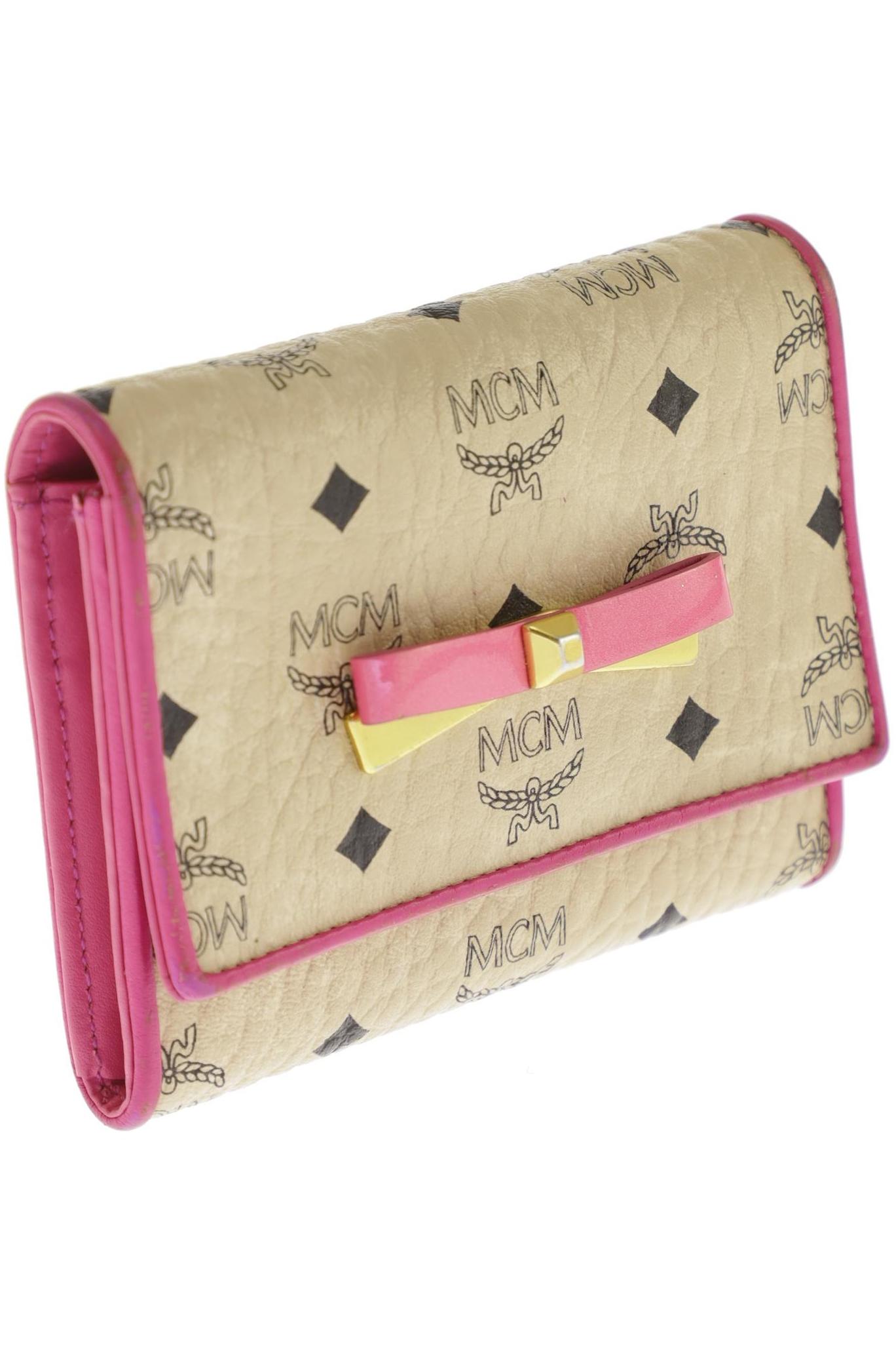 

MCM Damen Portemonnaie, beige, Gr.