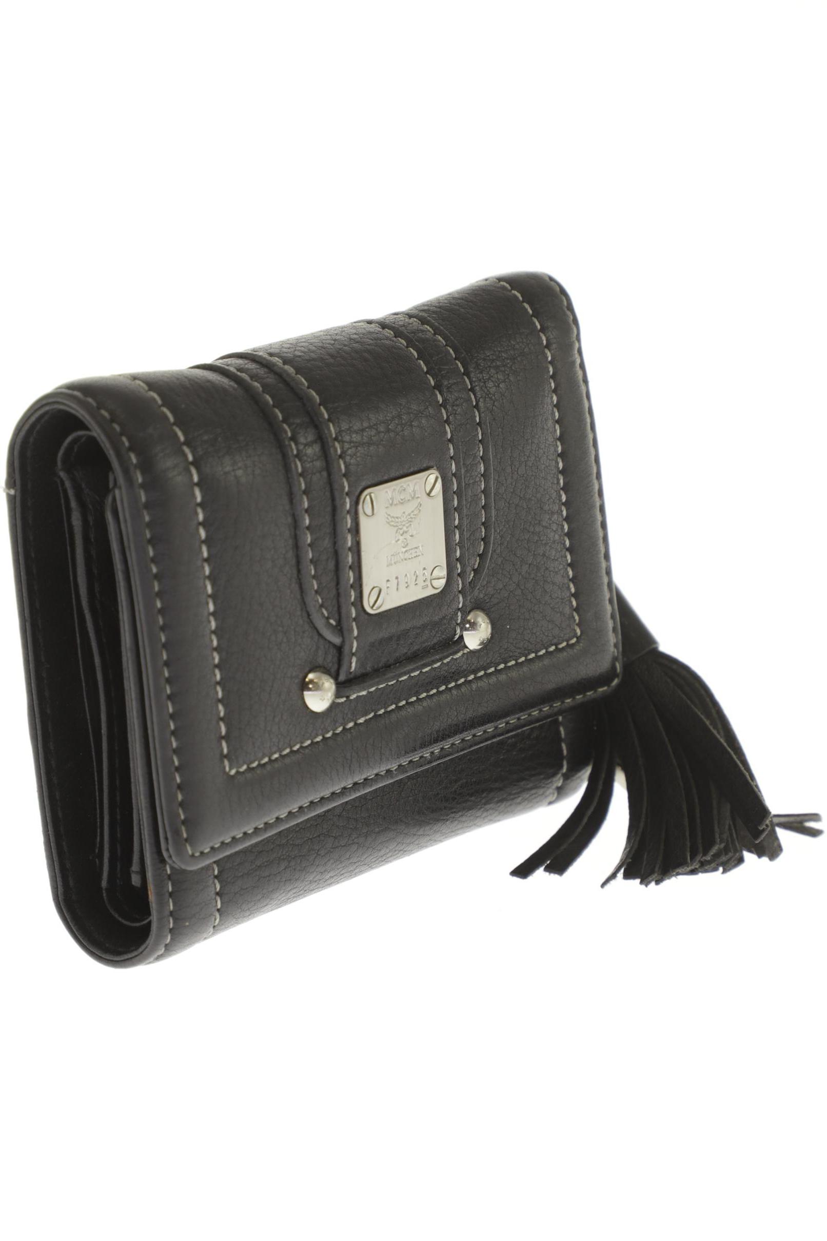 

MCM Damen Portemonnaie, schwarz