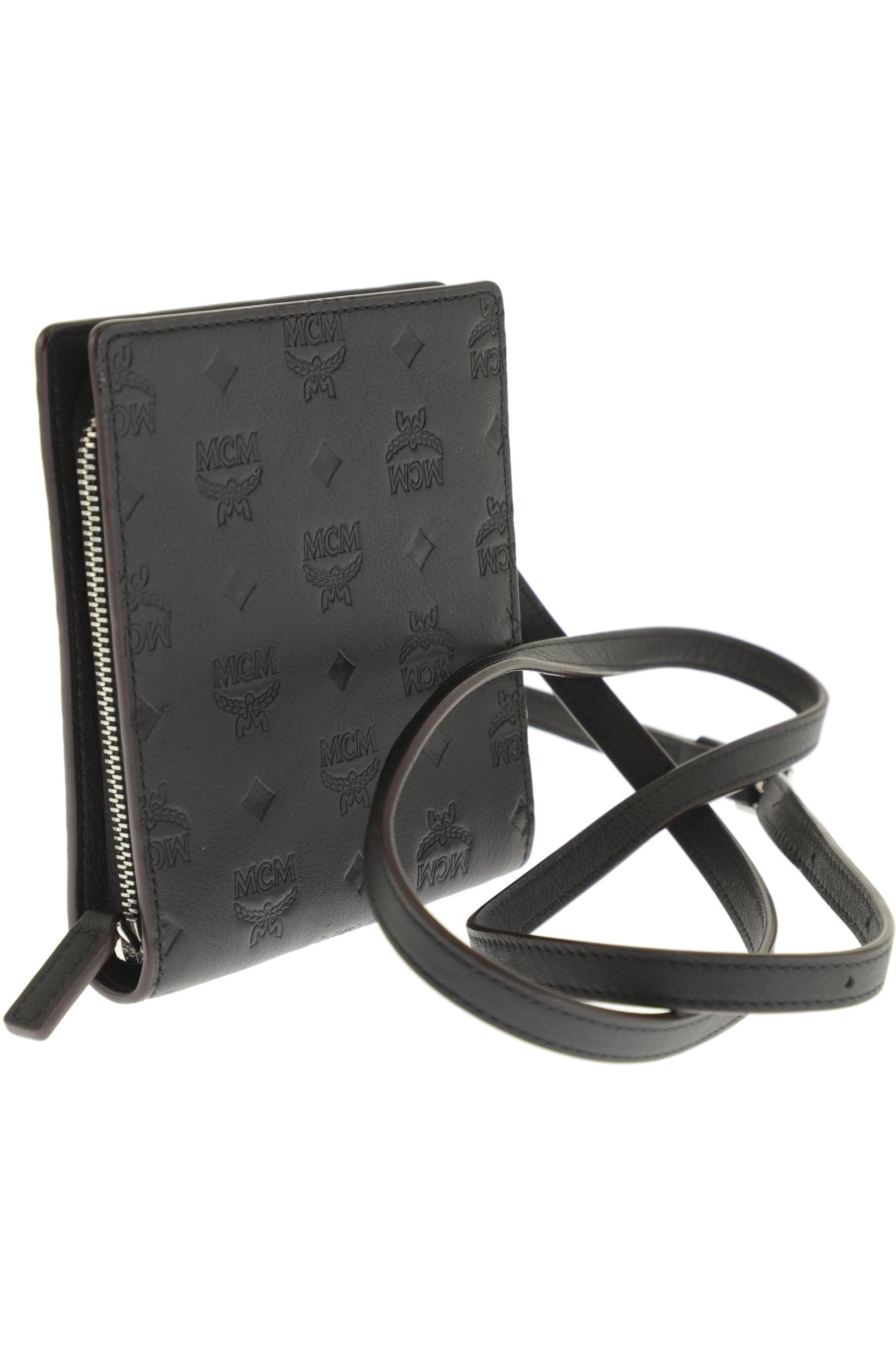 

MCM Damen Portemonnaie, schwarz, Gr.
