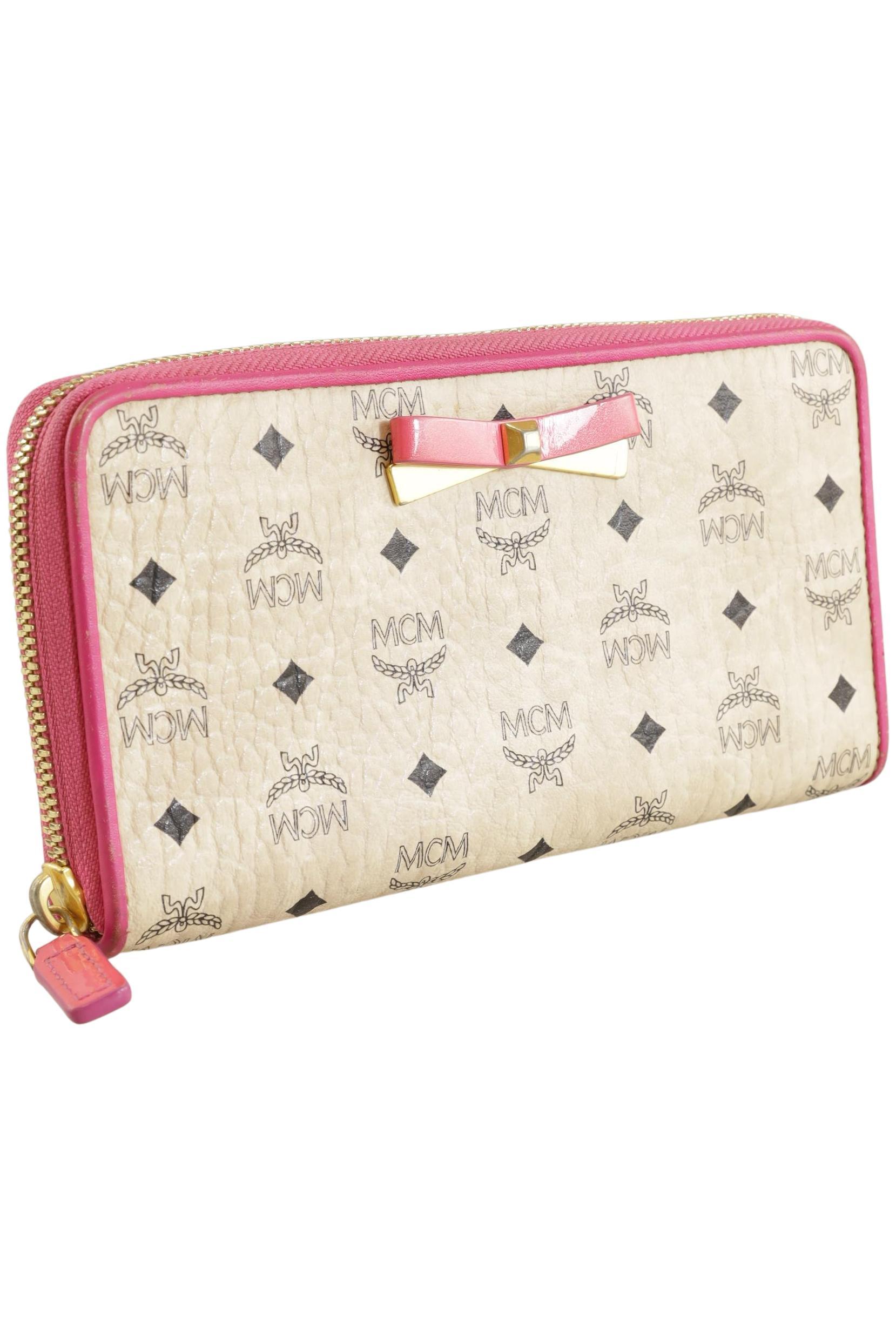 

MCM Damen Portemonnaie, pink, Gr.