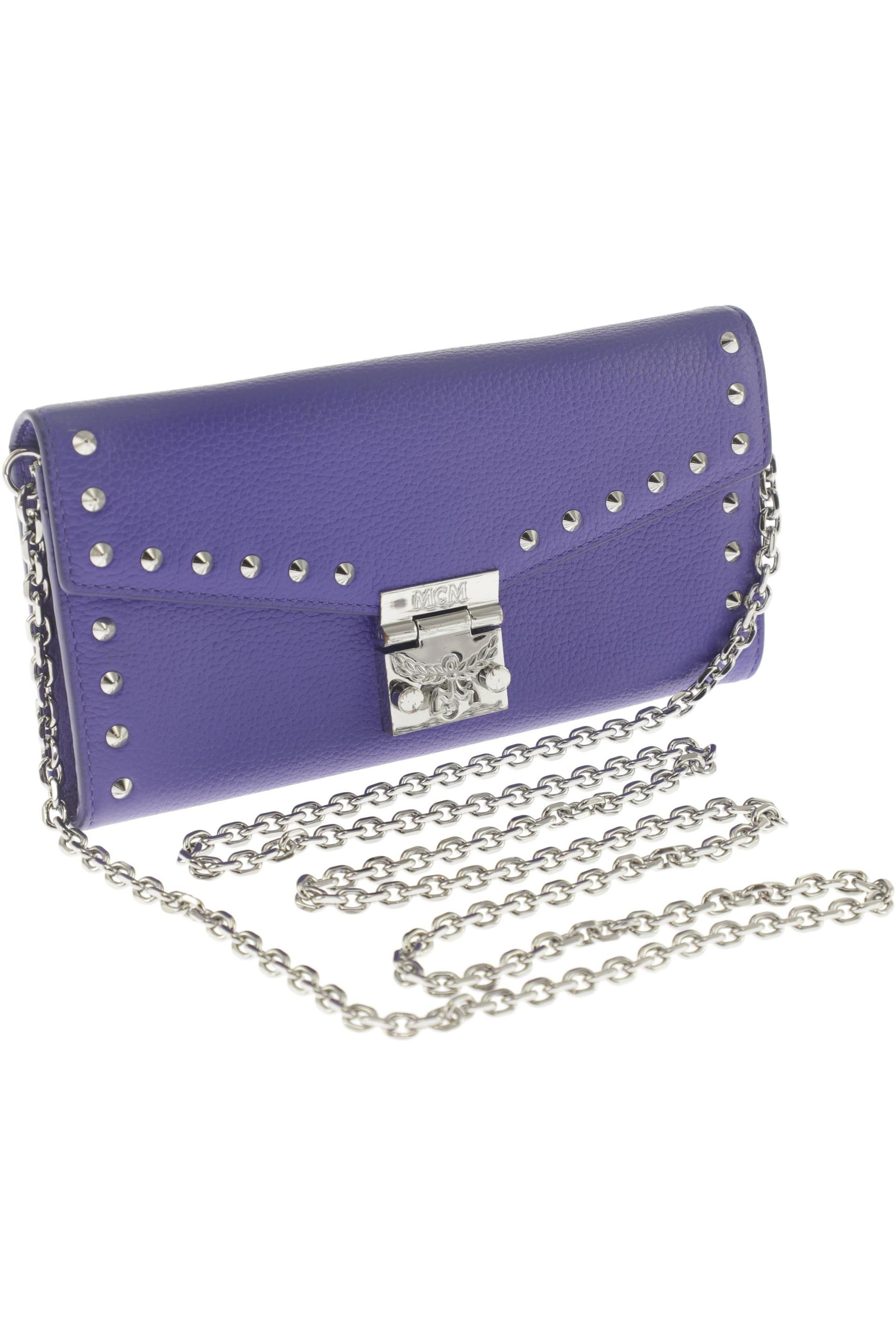 

MCM Damen Portemonnaie, blau, Gr.