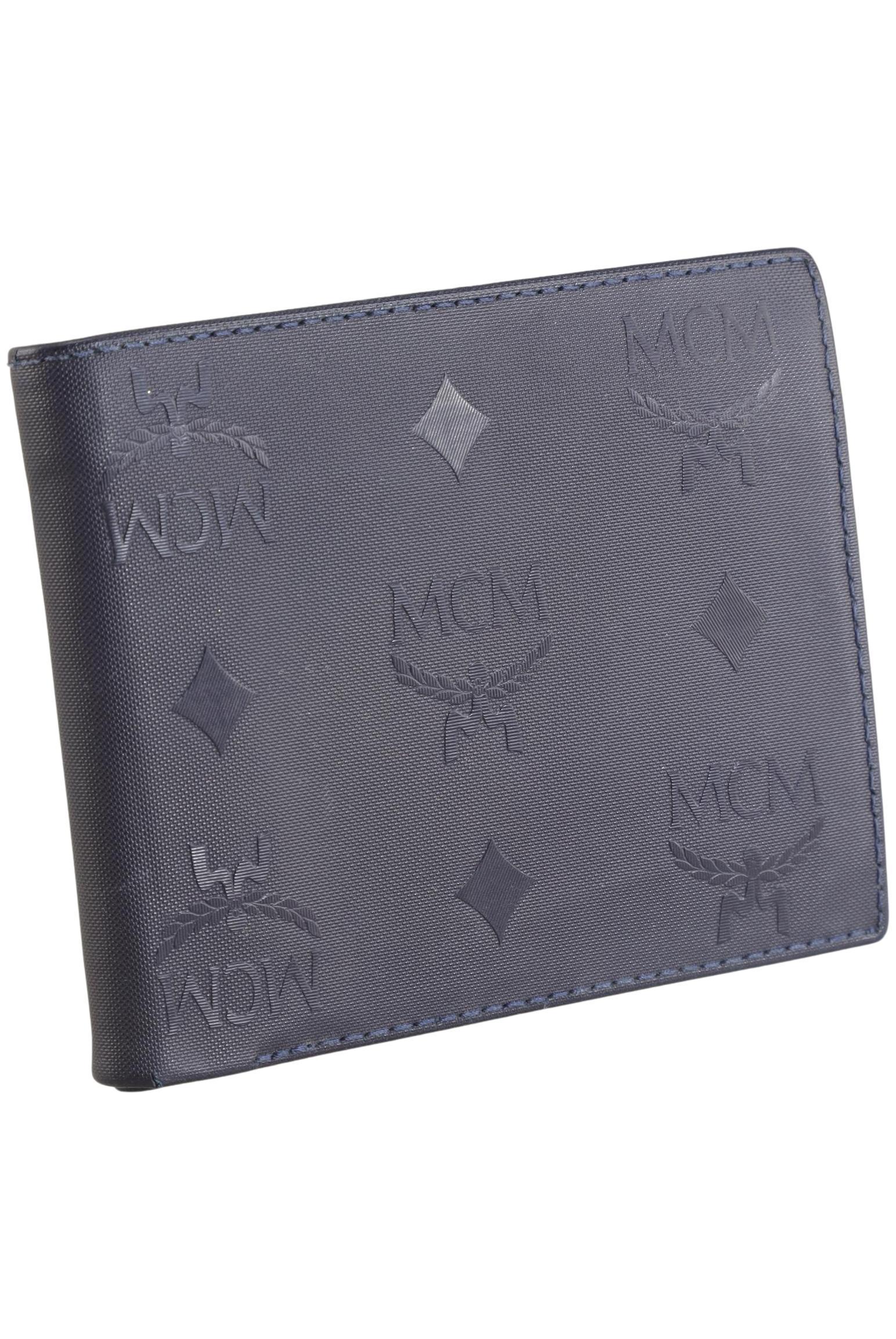 

MCM Damen Portemonnaie, marineblau, Gr.