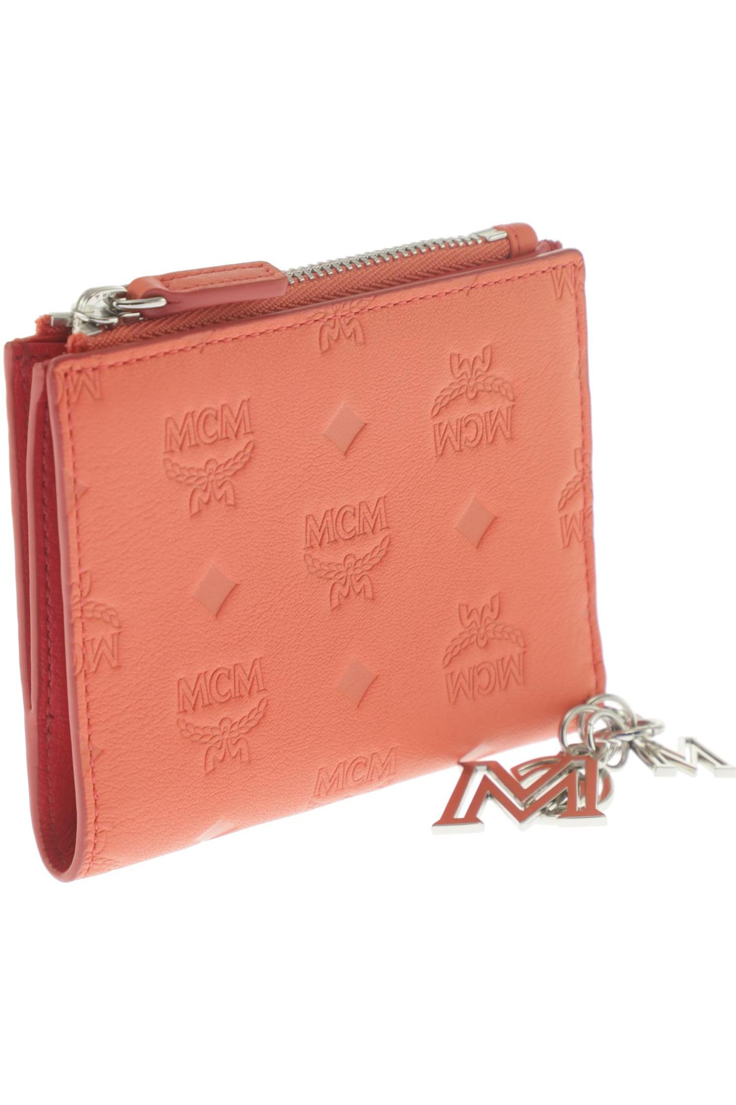 

MCM Damen Portemonnaie, orange, Gr.