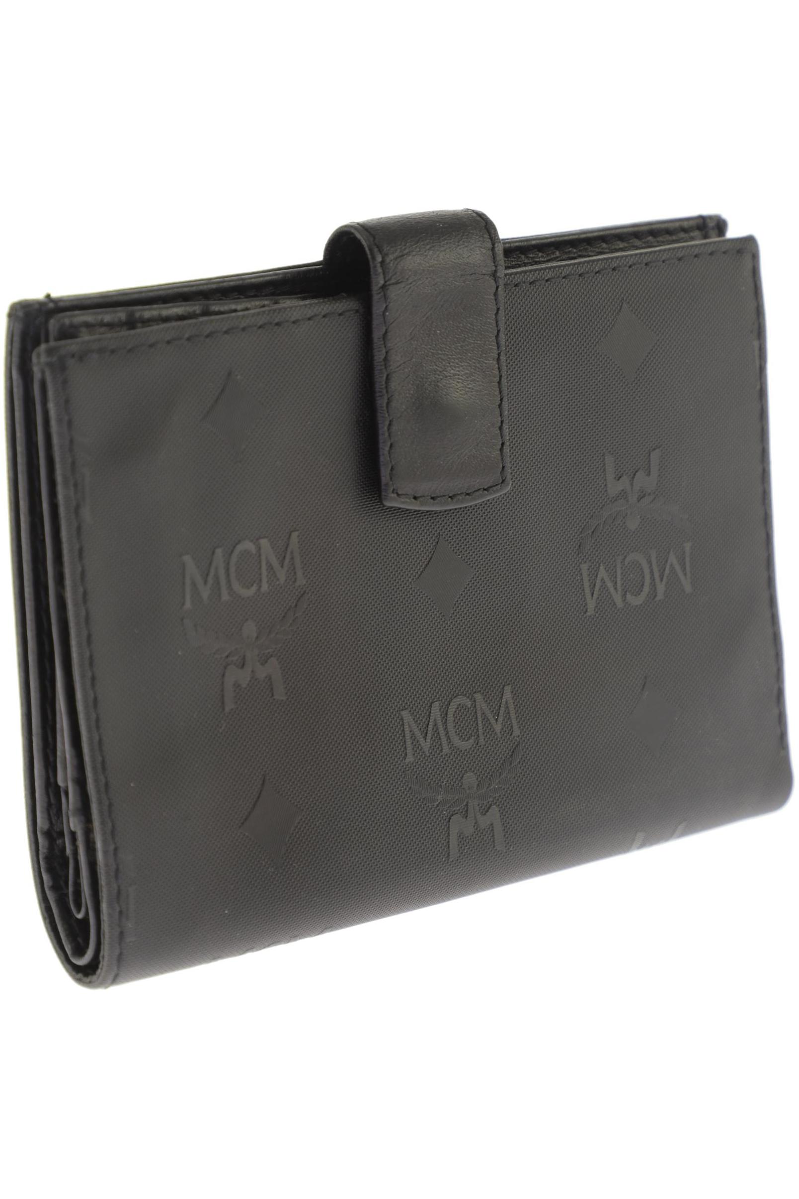 

MCM Damen Portemonnaie, schwarz, Gr.