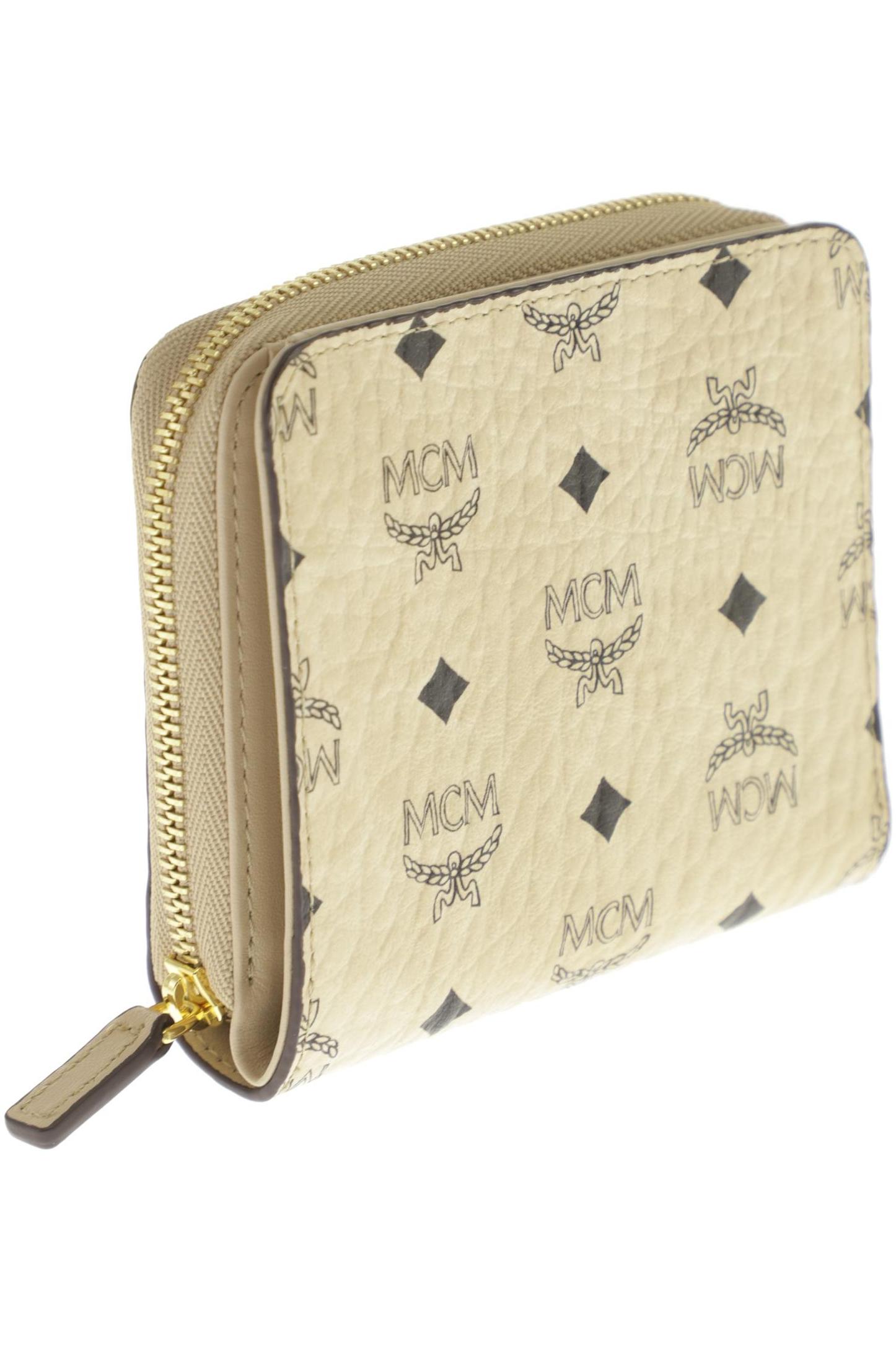 

MCM Damen Portemonnaie, beige, Gr.