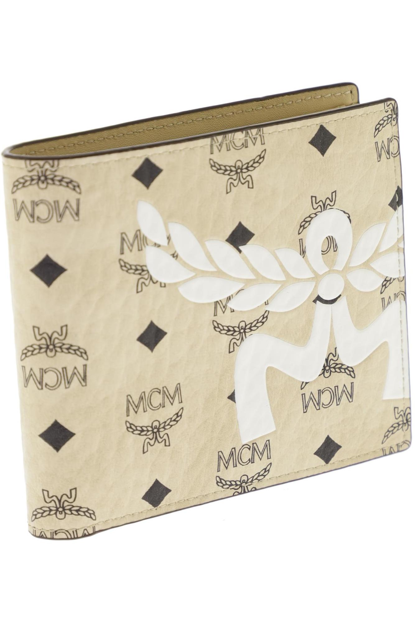

MCM Damen Portemonnaie, beige, Gr.