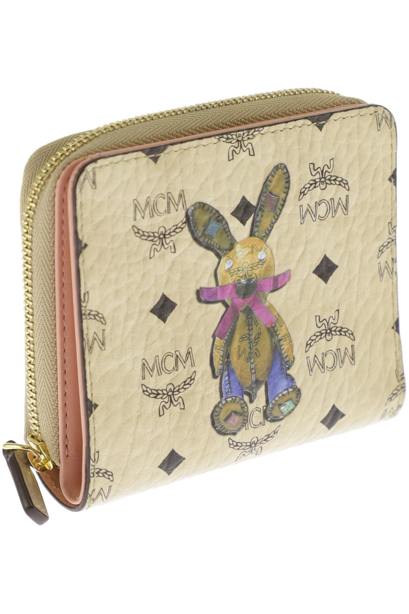 

MCM Damen Portemonnaie, beige, Gr.