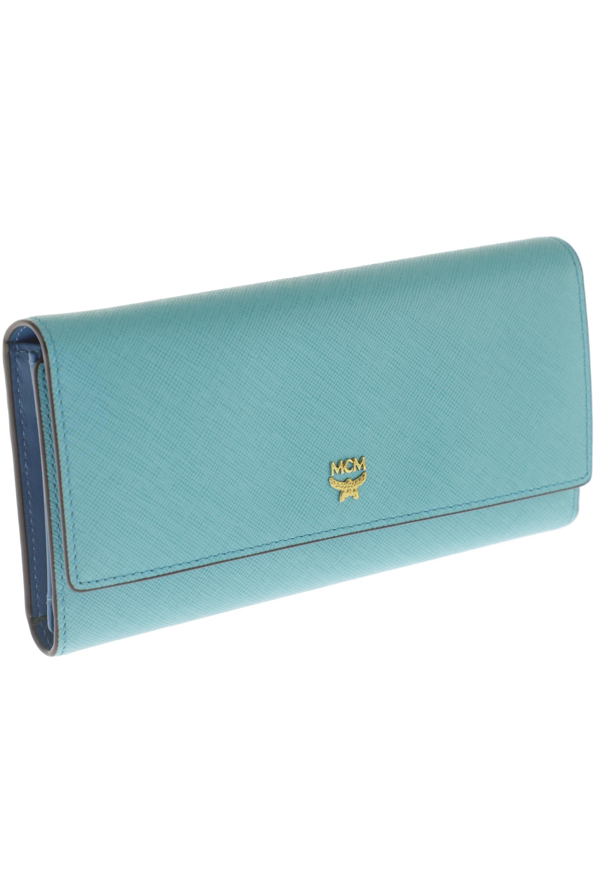 

MCM Damen Portemonnaie, türkis, Gr.