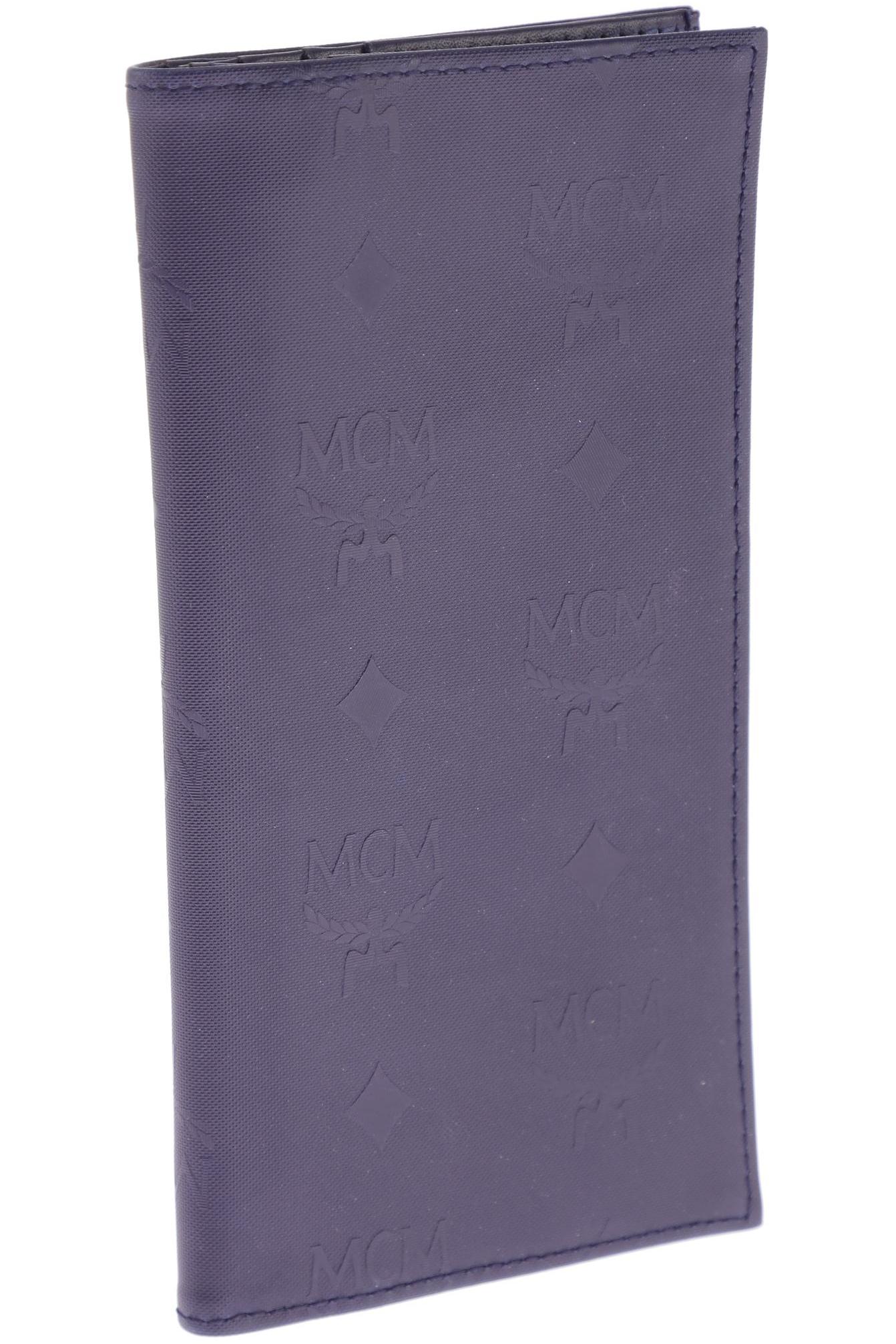 

MCM Damen Portemonnaie, marineblau, Gr.