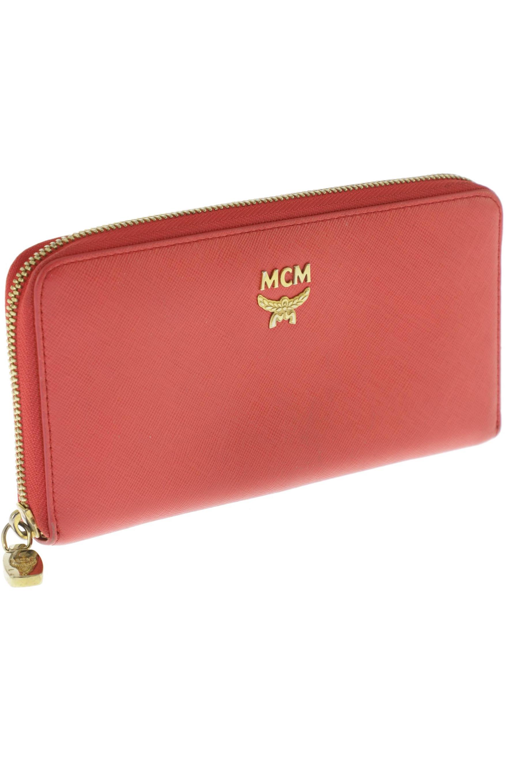 

MCM Damen Portemonnaie, rot, Gr.