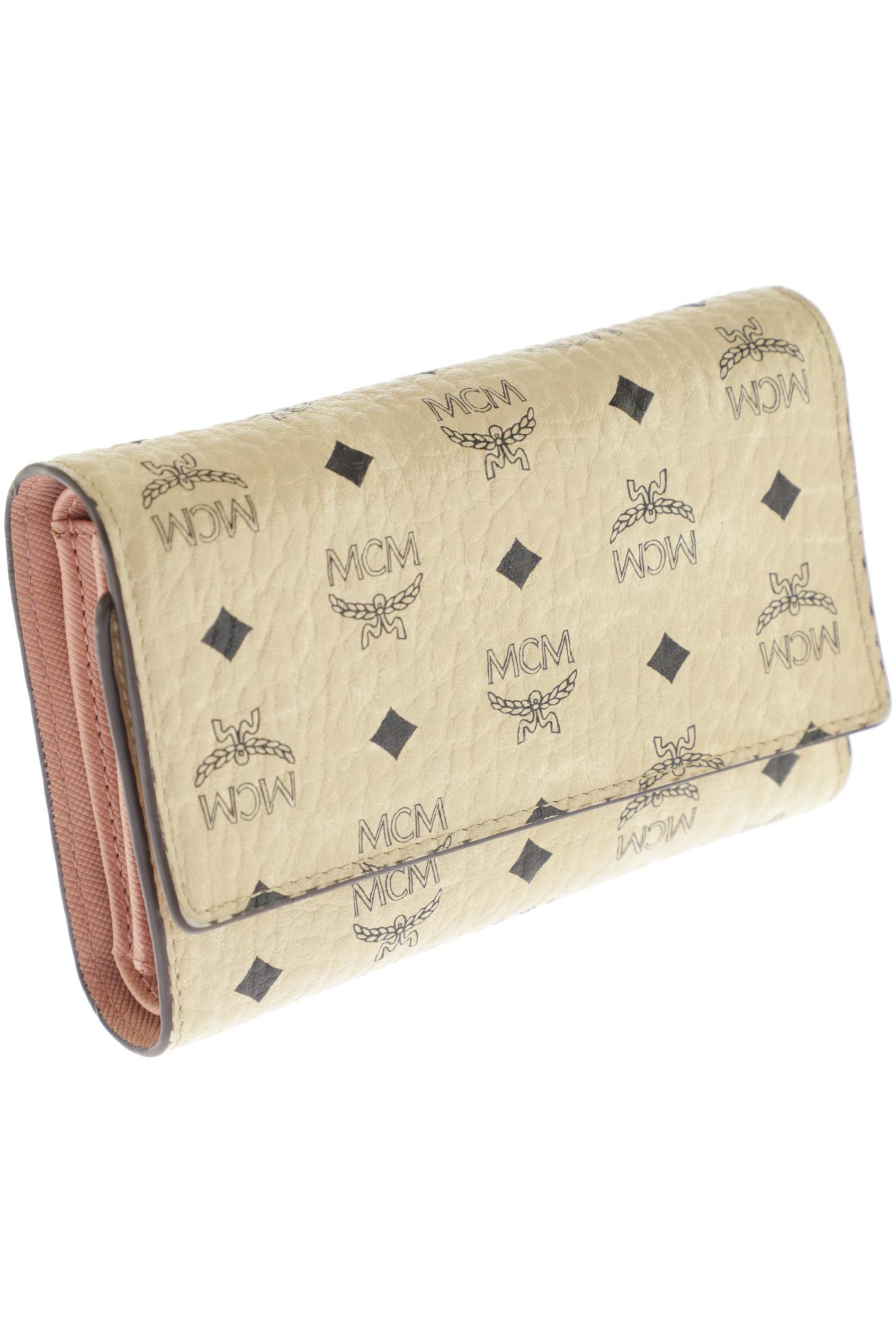 

MCM Damen Portemonnaie, beige, Gr.