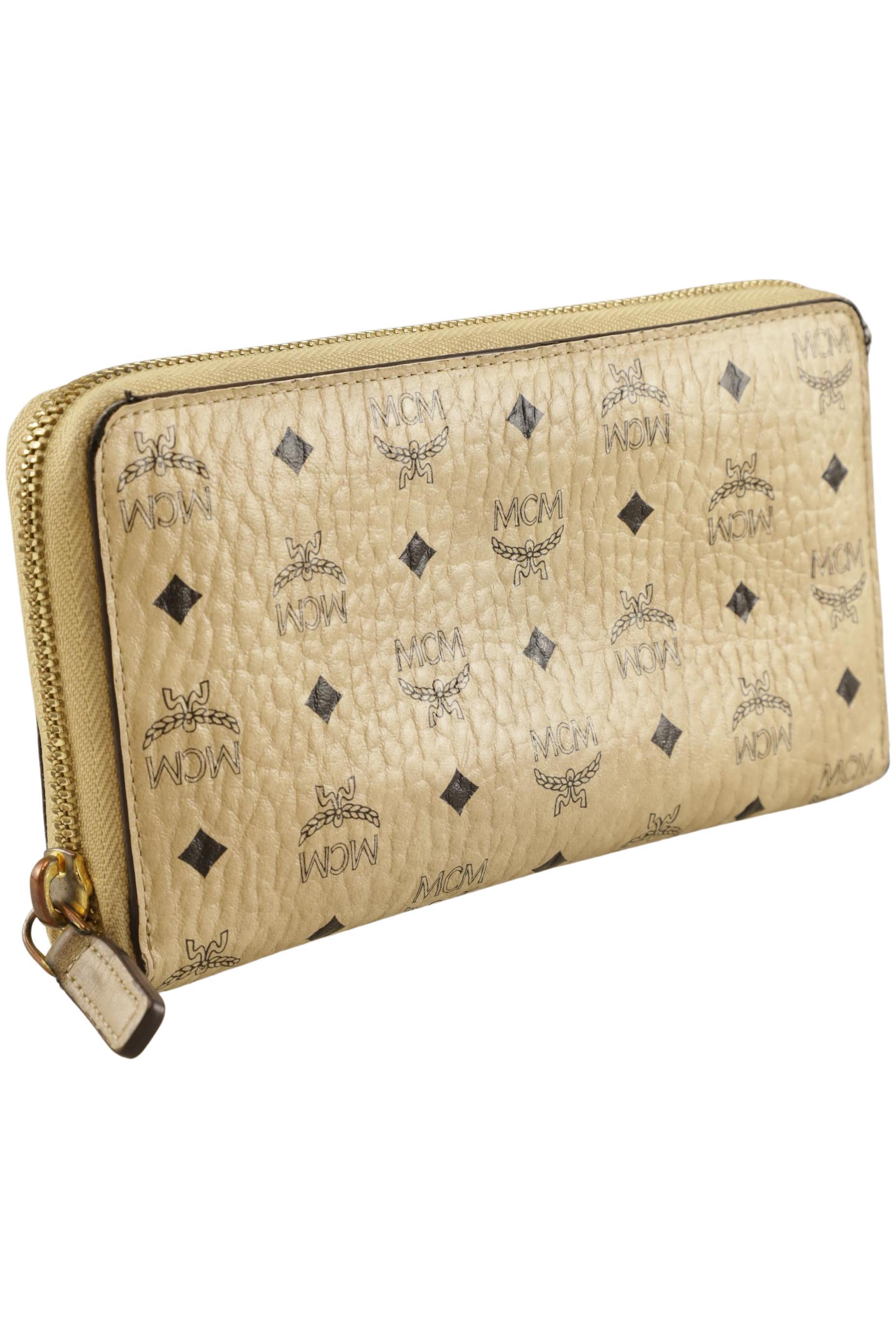 

MCM Damen Portemonnaie, beige, Gr.