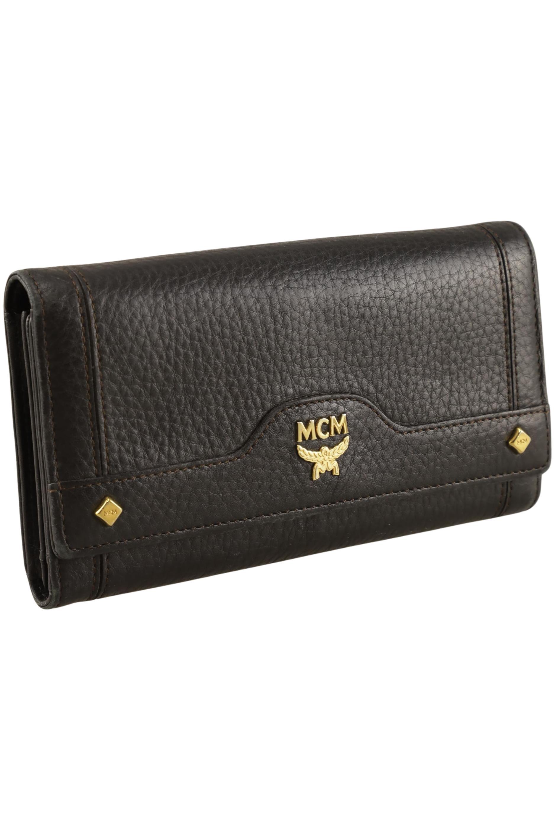 

MCM Damen Portemonnaie, schwarz, Gr.