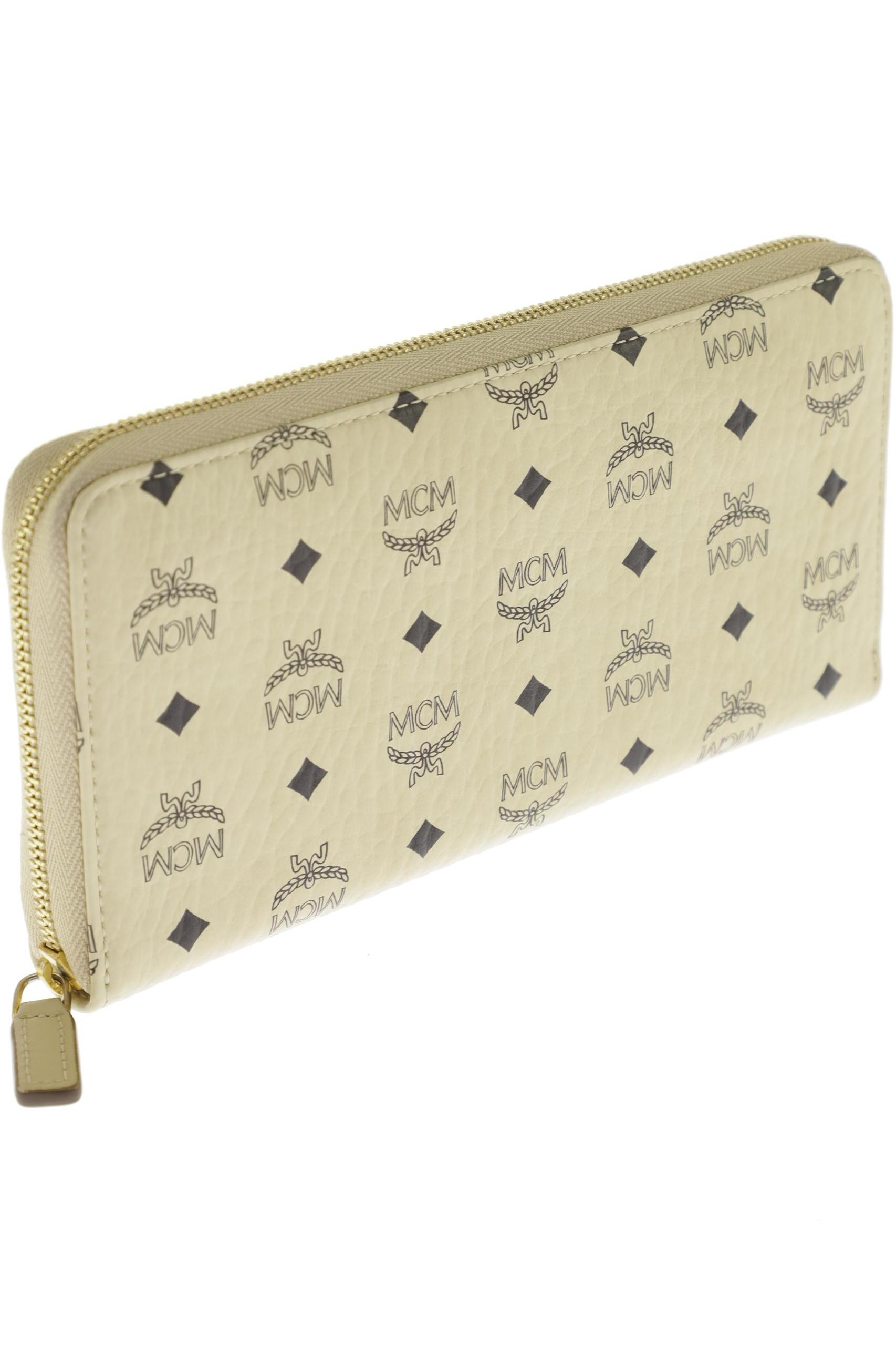 

MCM Damen Portemonnaie, beige, Gr.