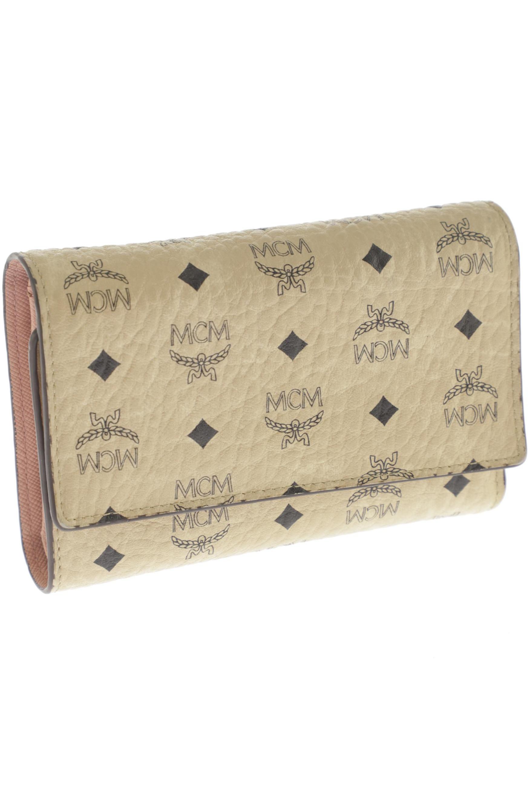 

MCM Damen Portemonnaie, beige, Gr.