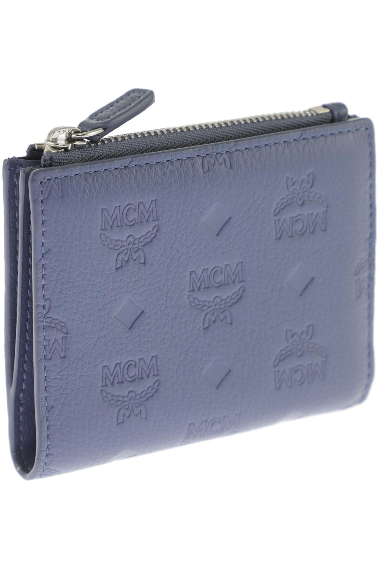 

MCM Damen Portemonnaie, blau, Gr.