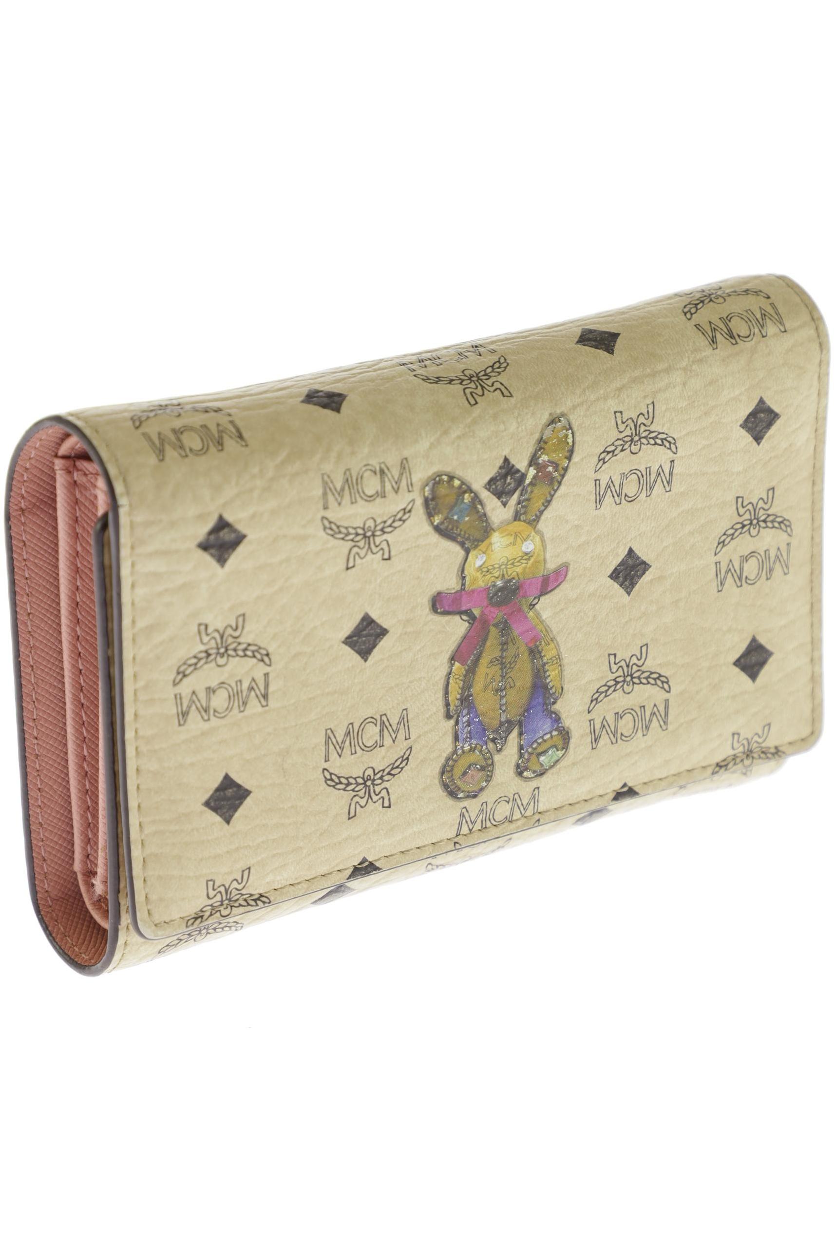 

MCM Damen Portemonnaie, beige, Gr.