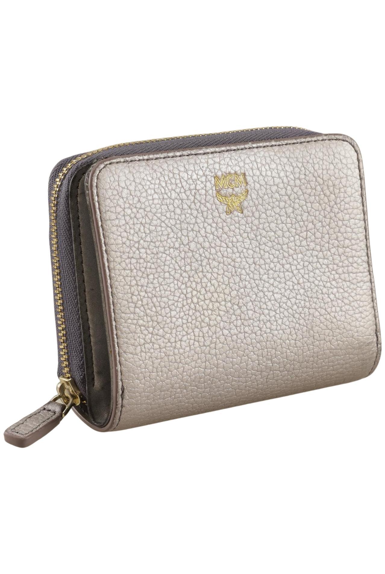 

MCM Damen Portemonnaie, silber, Gr.